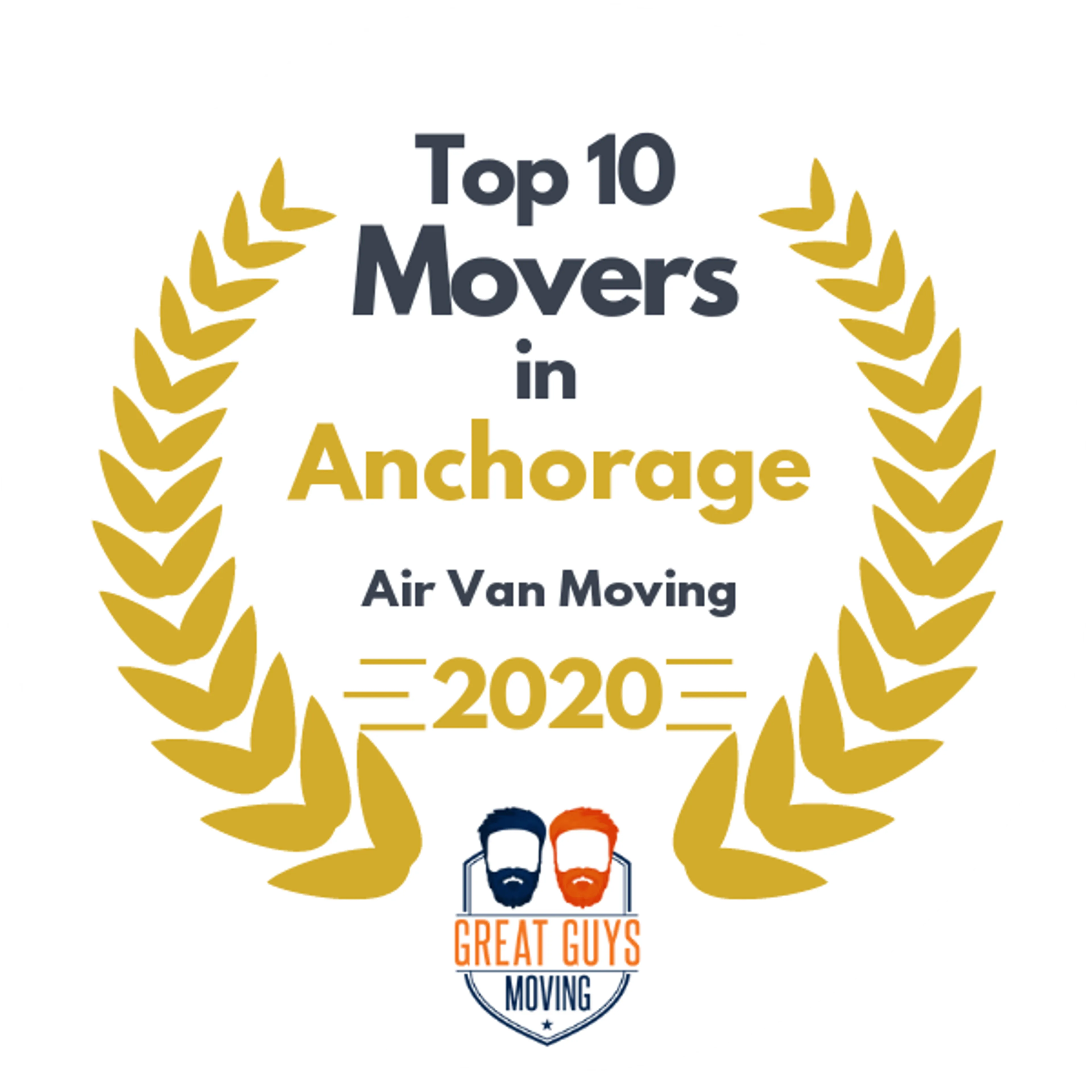Top 10 Movers in Anchorage, AK 2020 award