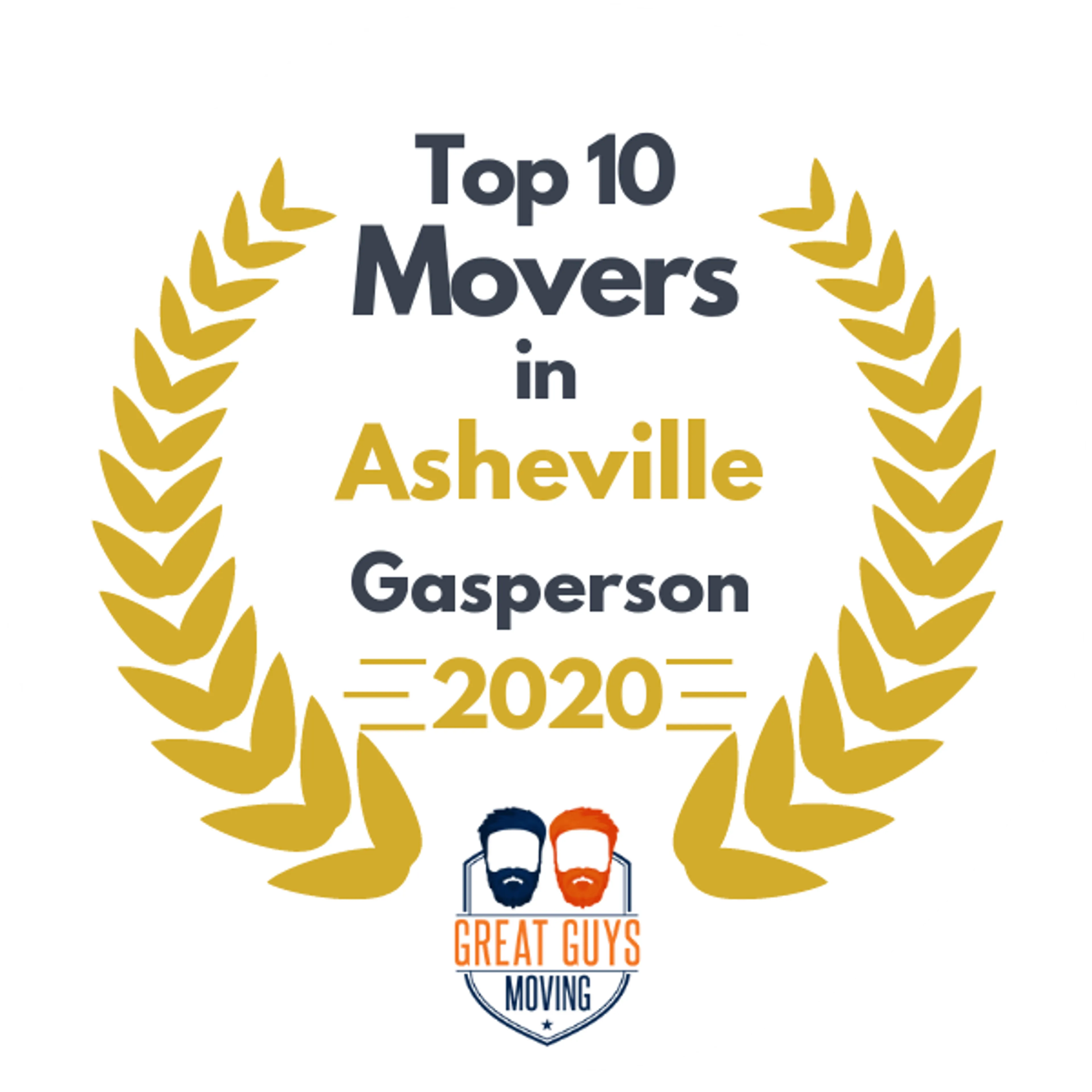 Top 10 Movers in Asheville, NC 2020 award