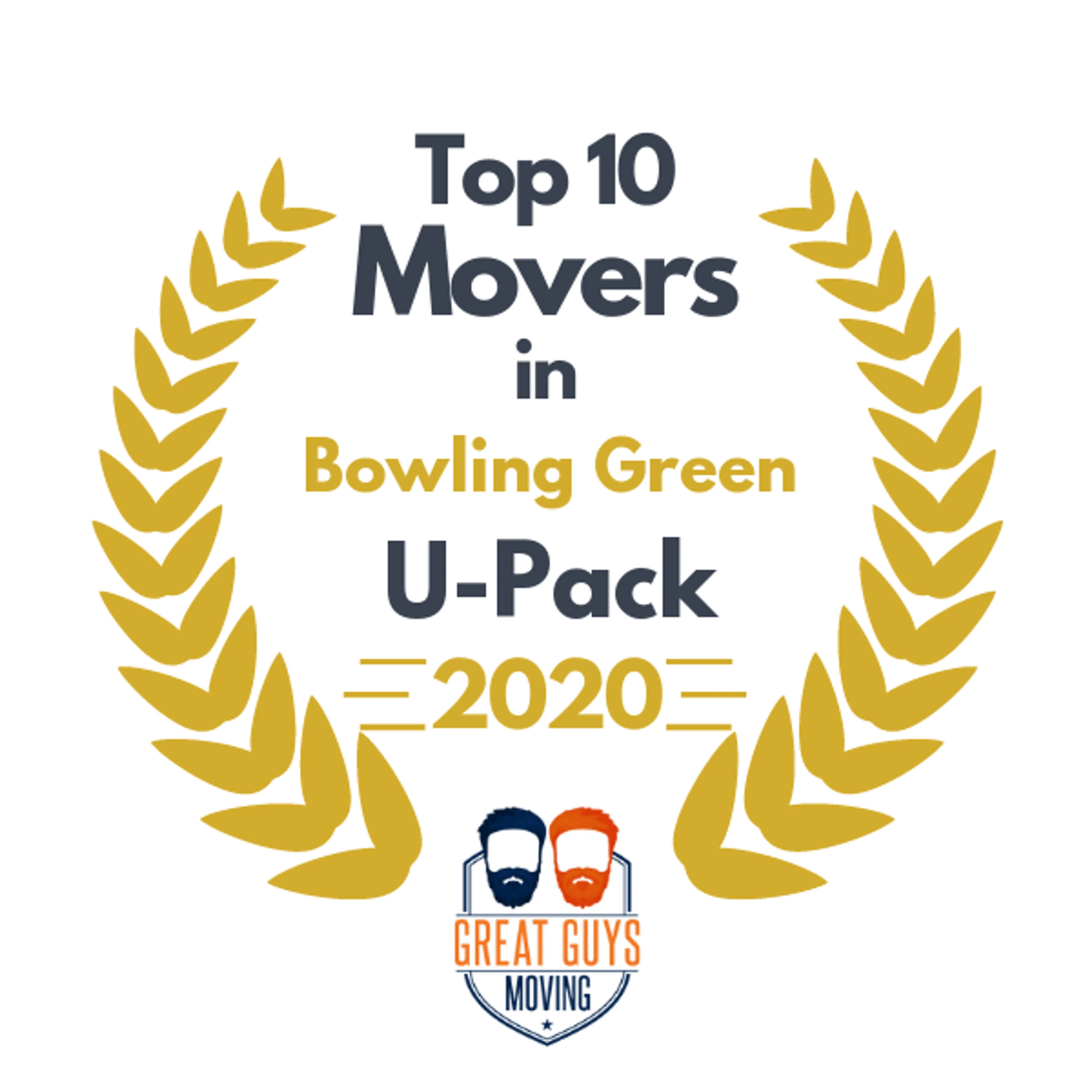 Top 10 Movers in Bowling Green, KY 2020 award