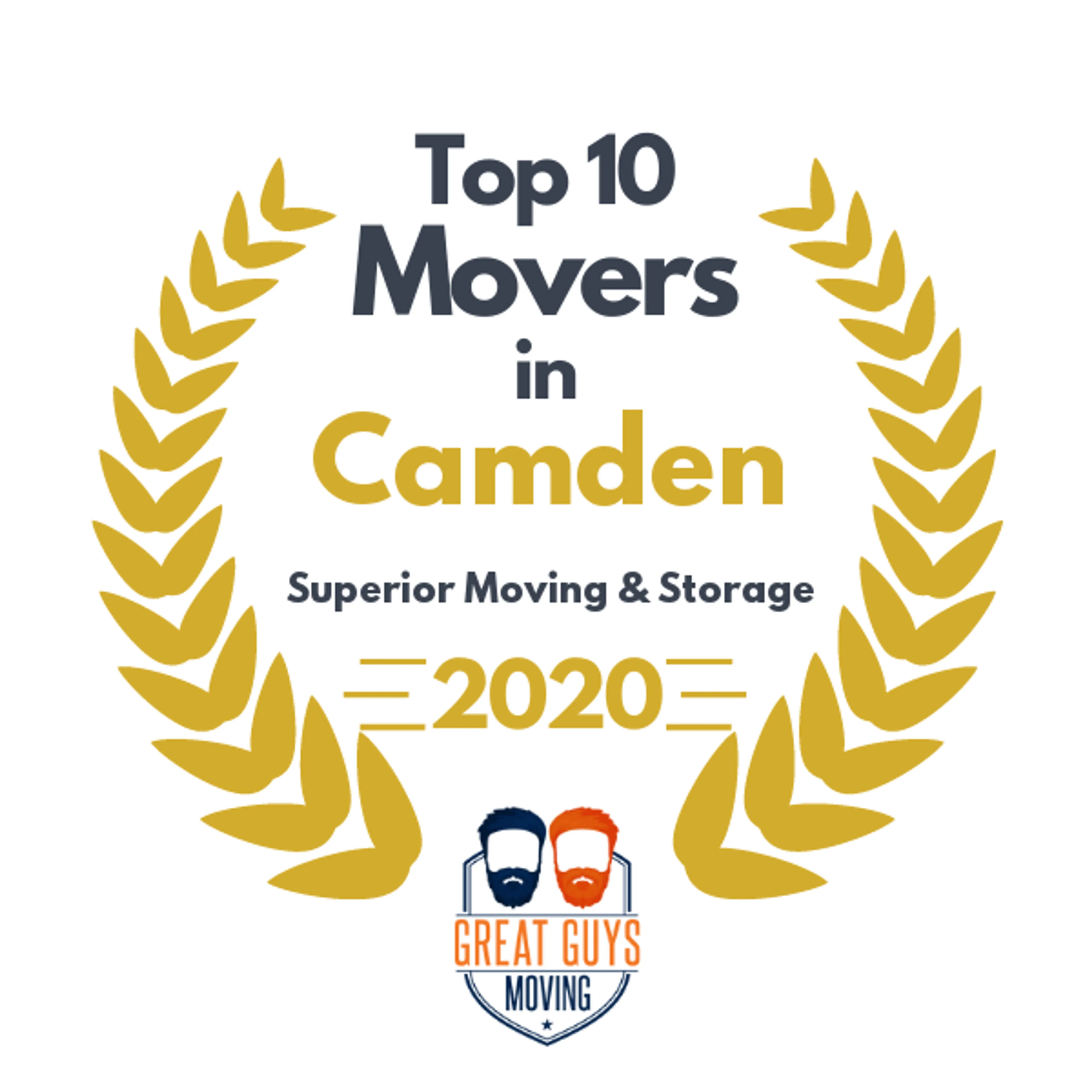 Top 10 Movers in Trenton, NJ 2020 award