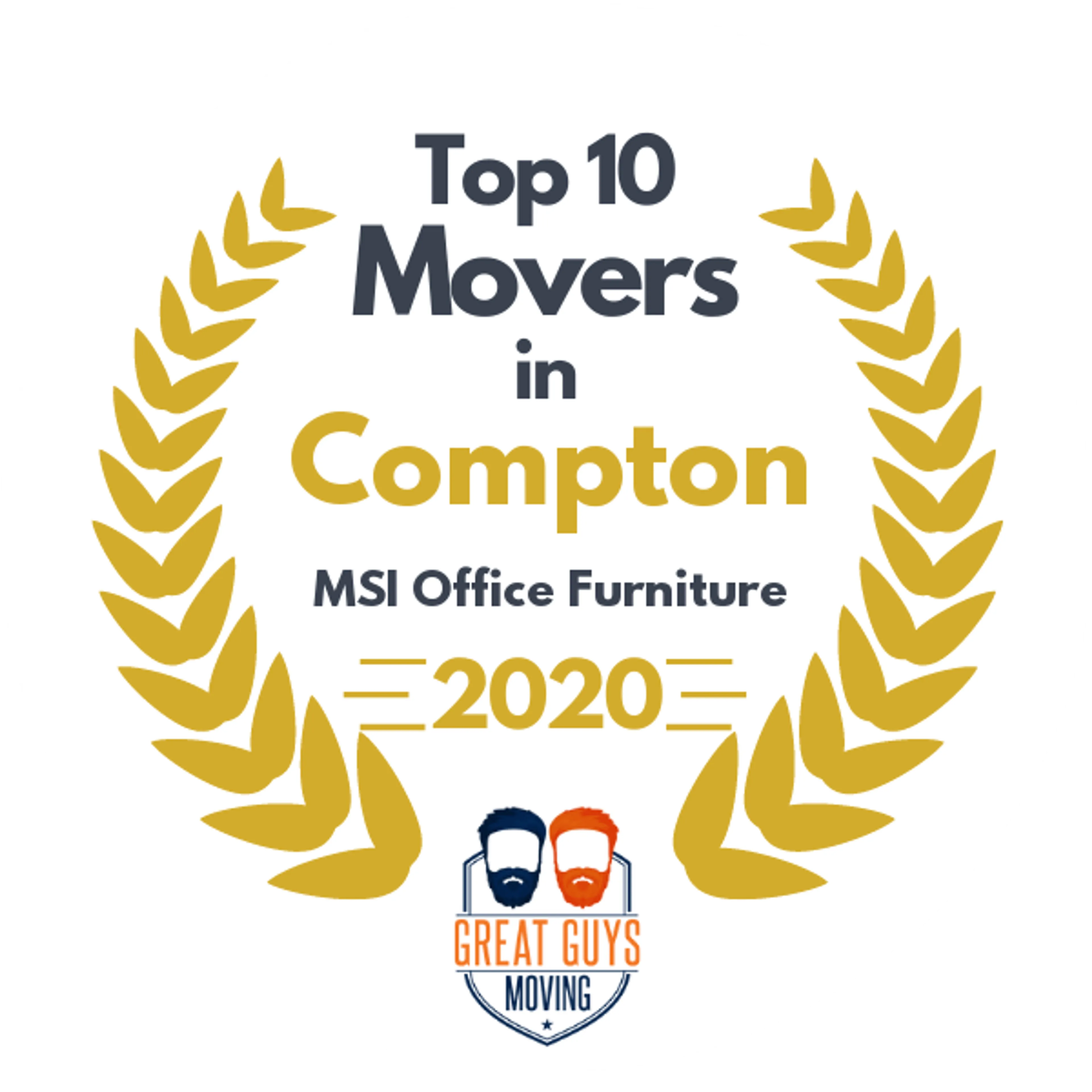 Top 10 Movers in Long Beach, CA 2020 award