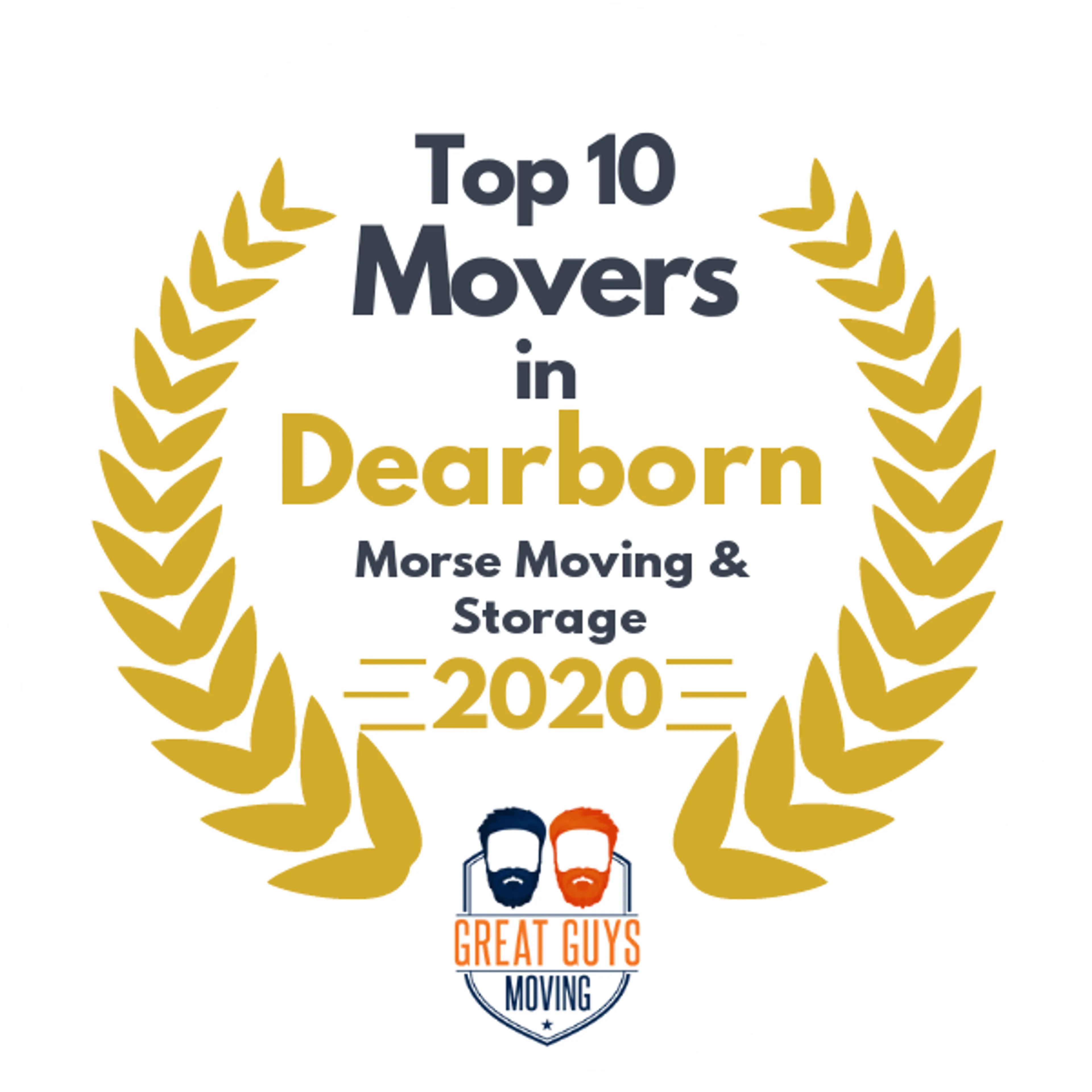Top 10 Movers in Detroit, MI 2020 award