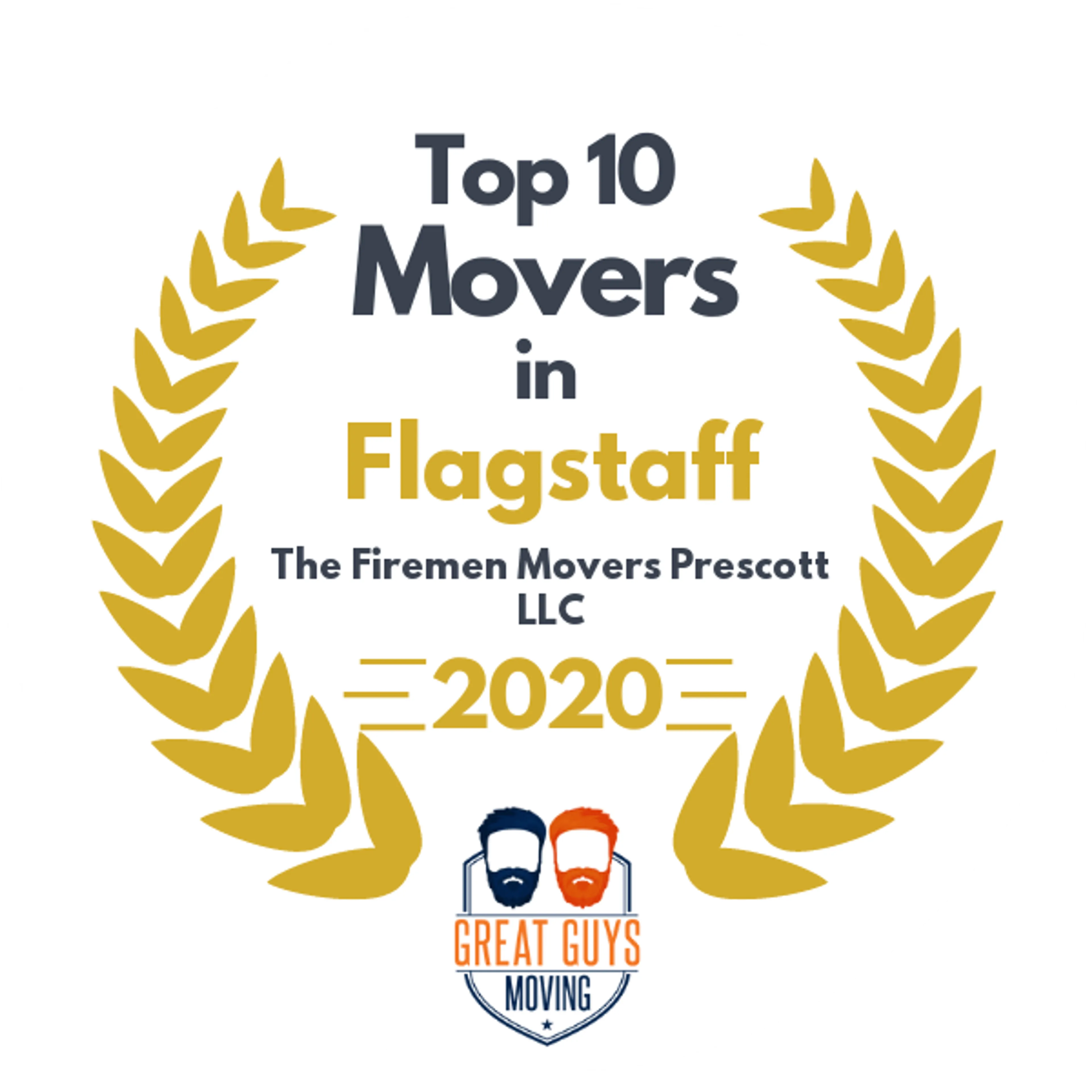 Top 10 Movers in Flagstaff, AZ 2020 award