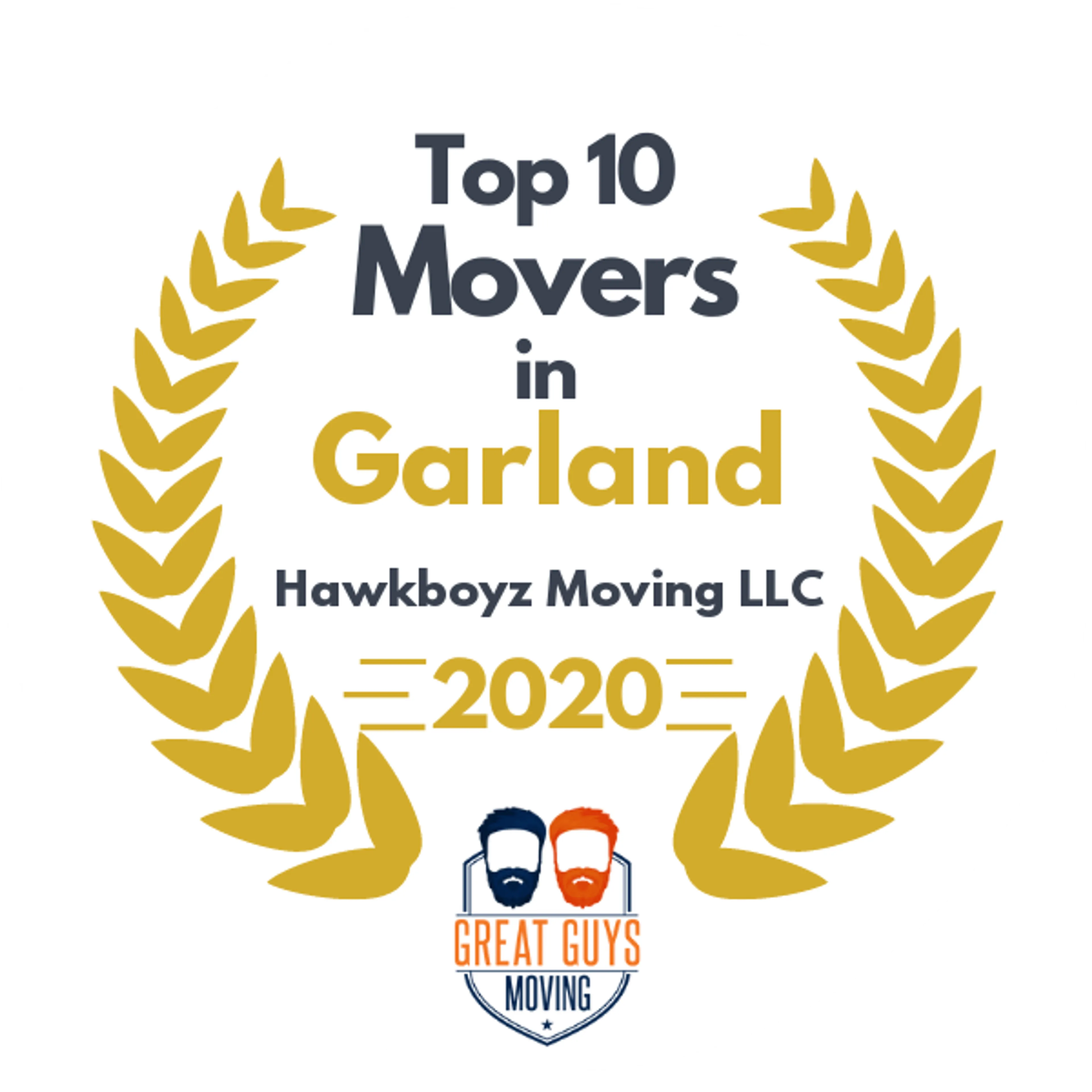 Top 10 Movers in Plano, TX 2020 award