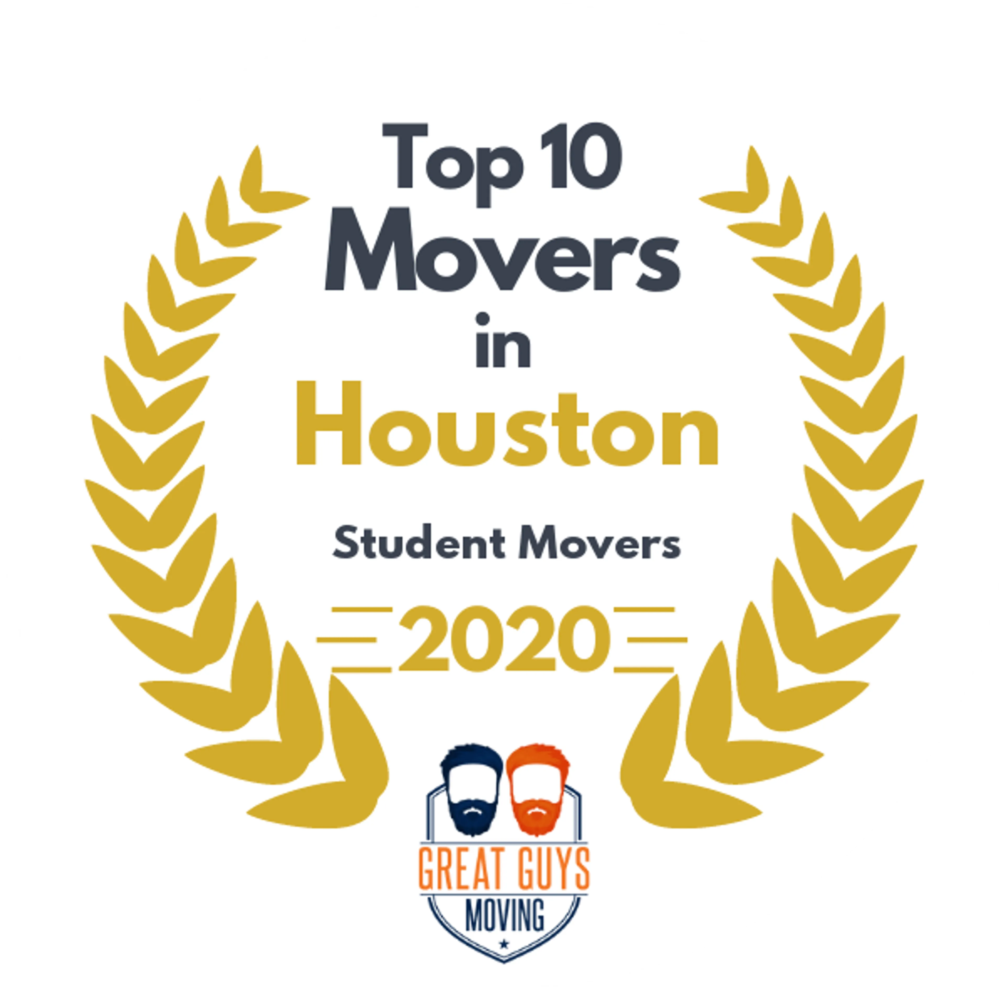 Top 10 Movers in Houston, TX 2020 award