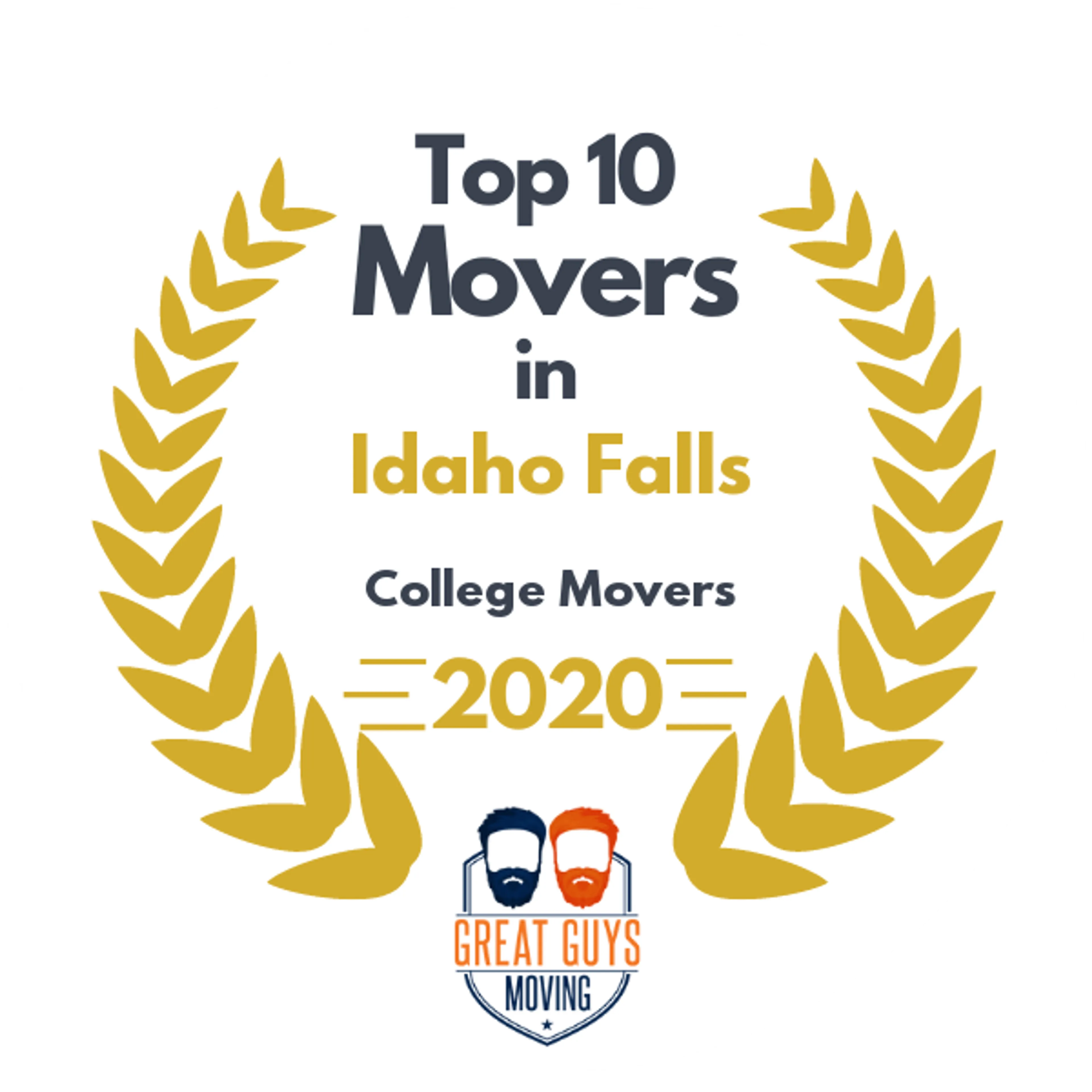 Top 10 Movers in Idaho Falls, ID 2020 award