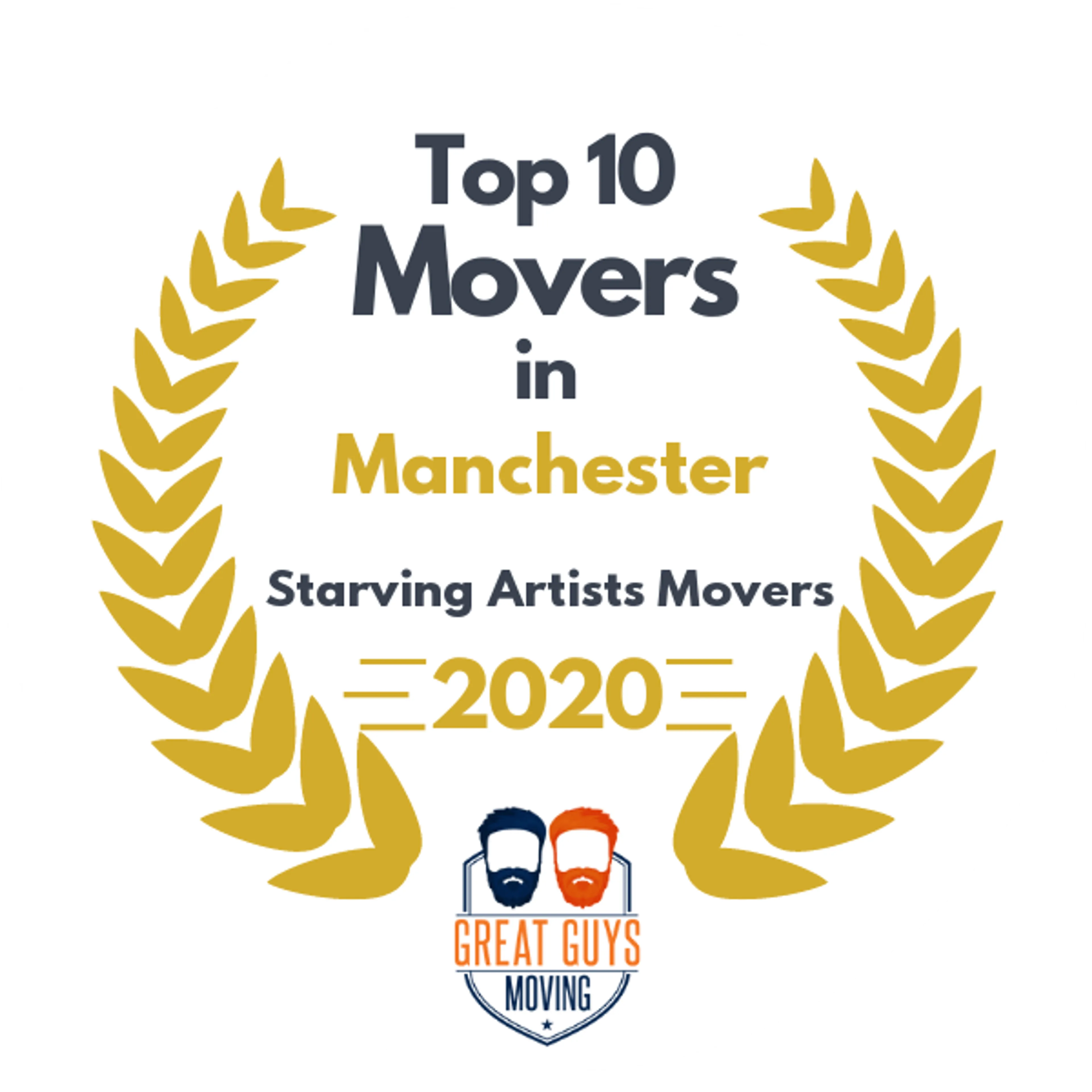 Top 10 Movers in Manchester, NH 2020 award
