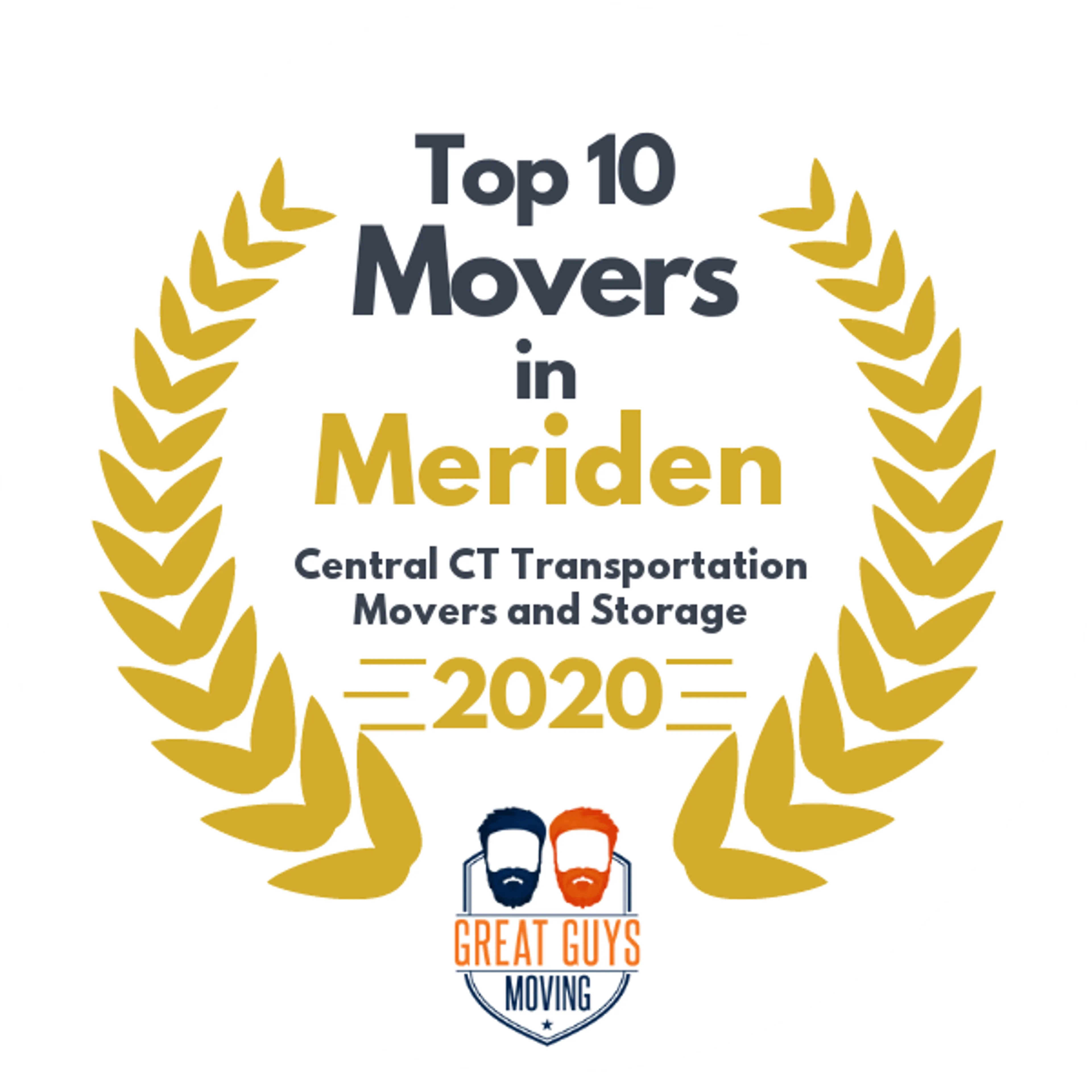 Top 10 Movers in New Britain, CT 2020 award