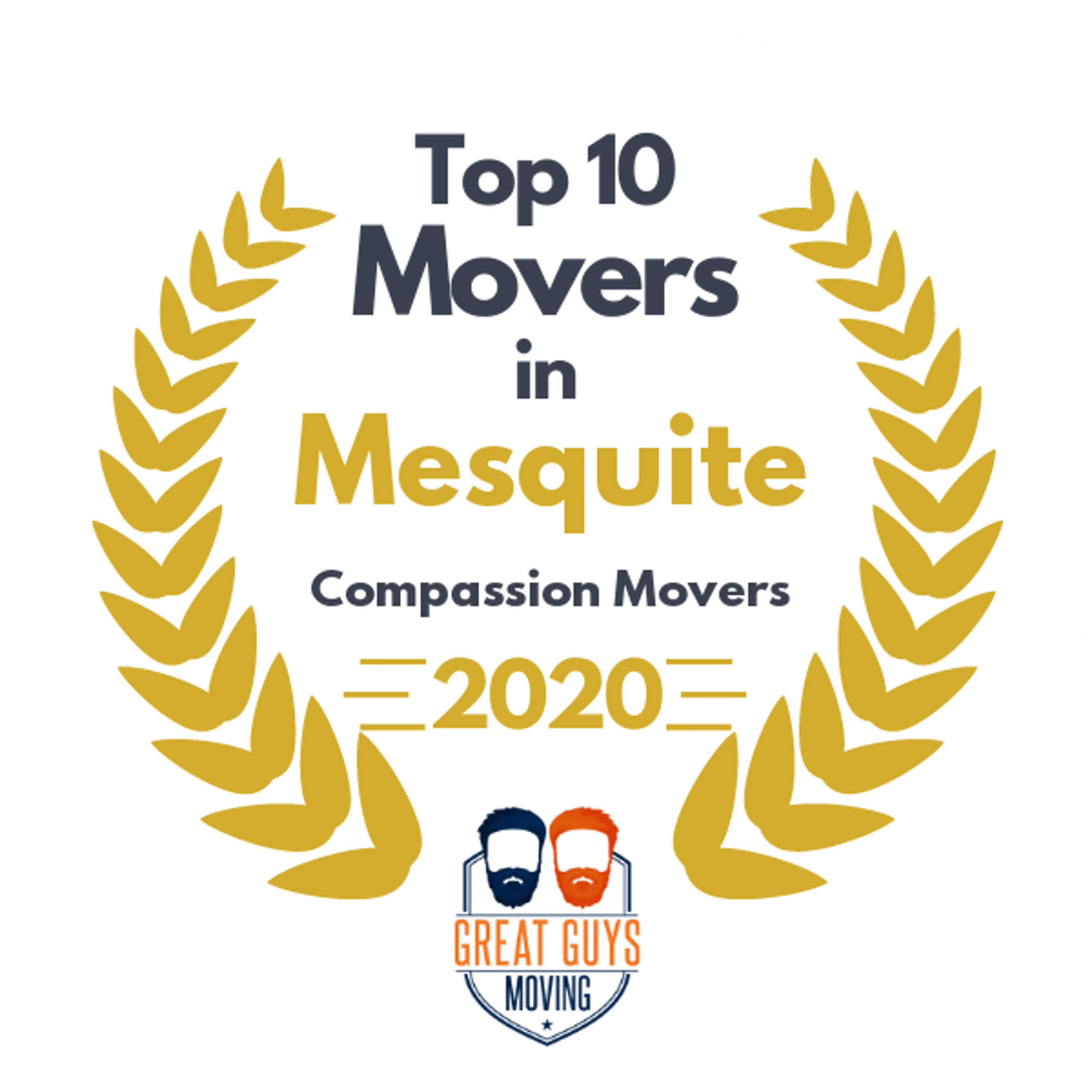 Top 10 Movers in Dallas, TX 2020 award