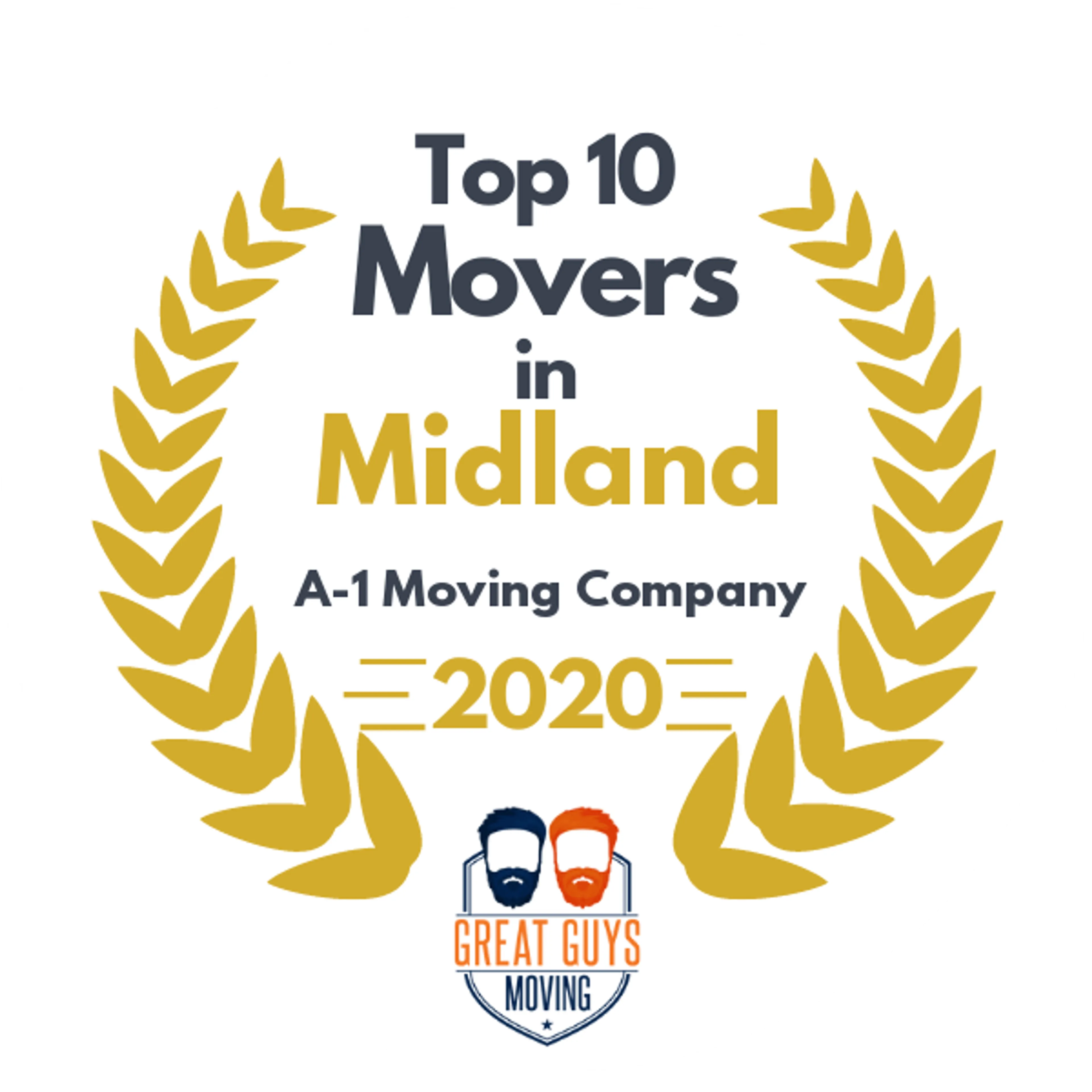 Top 10 Movers in Midland, TX 2020 award