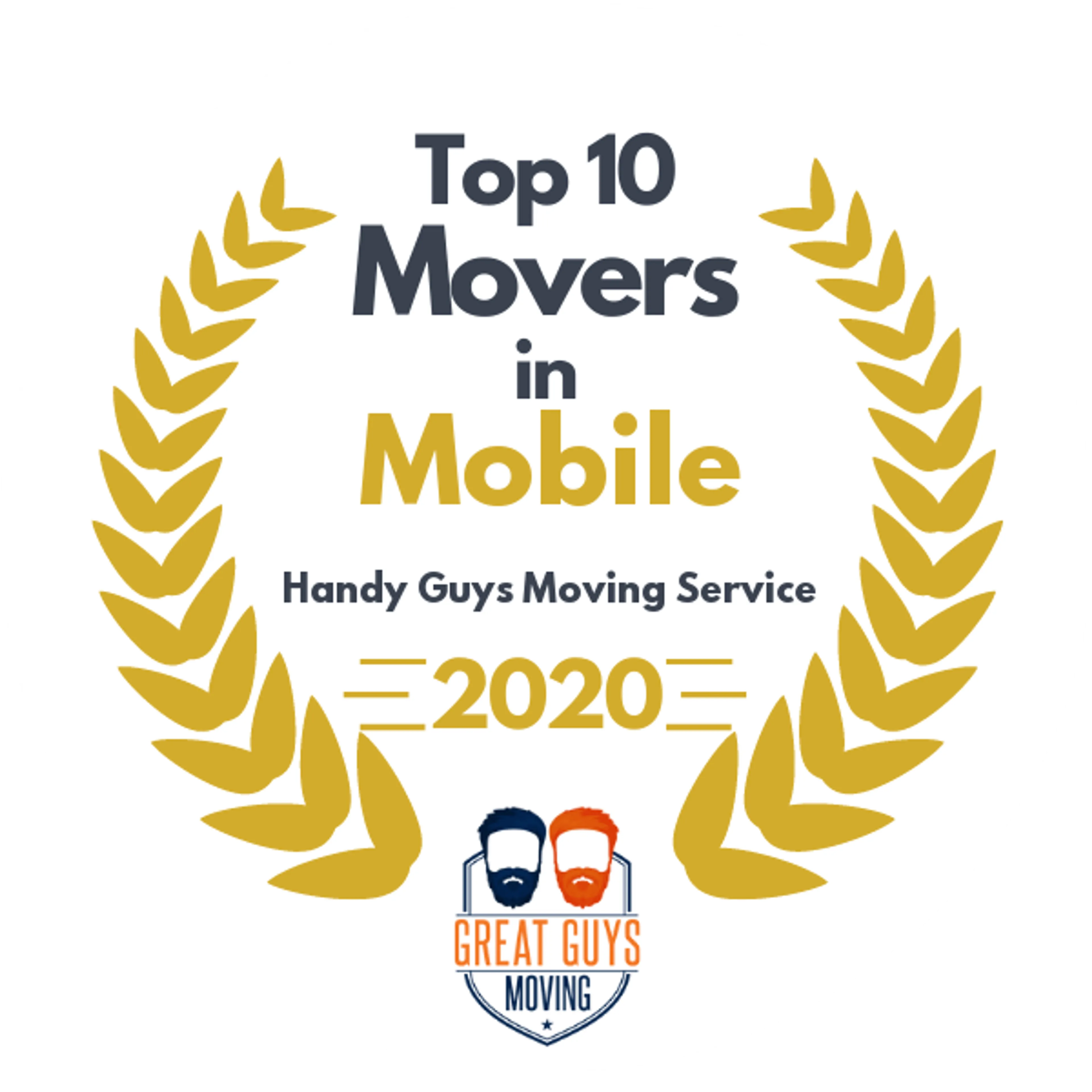 Top 10 Movers in Mobile, AL 2020 award