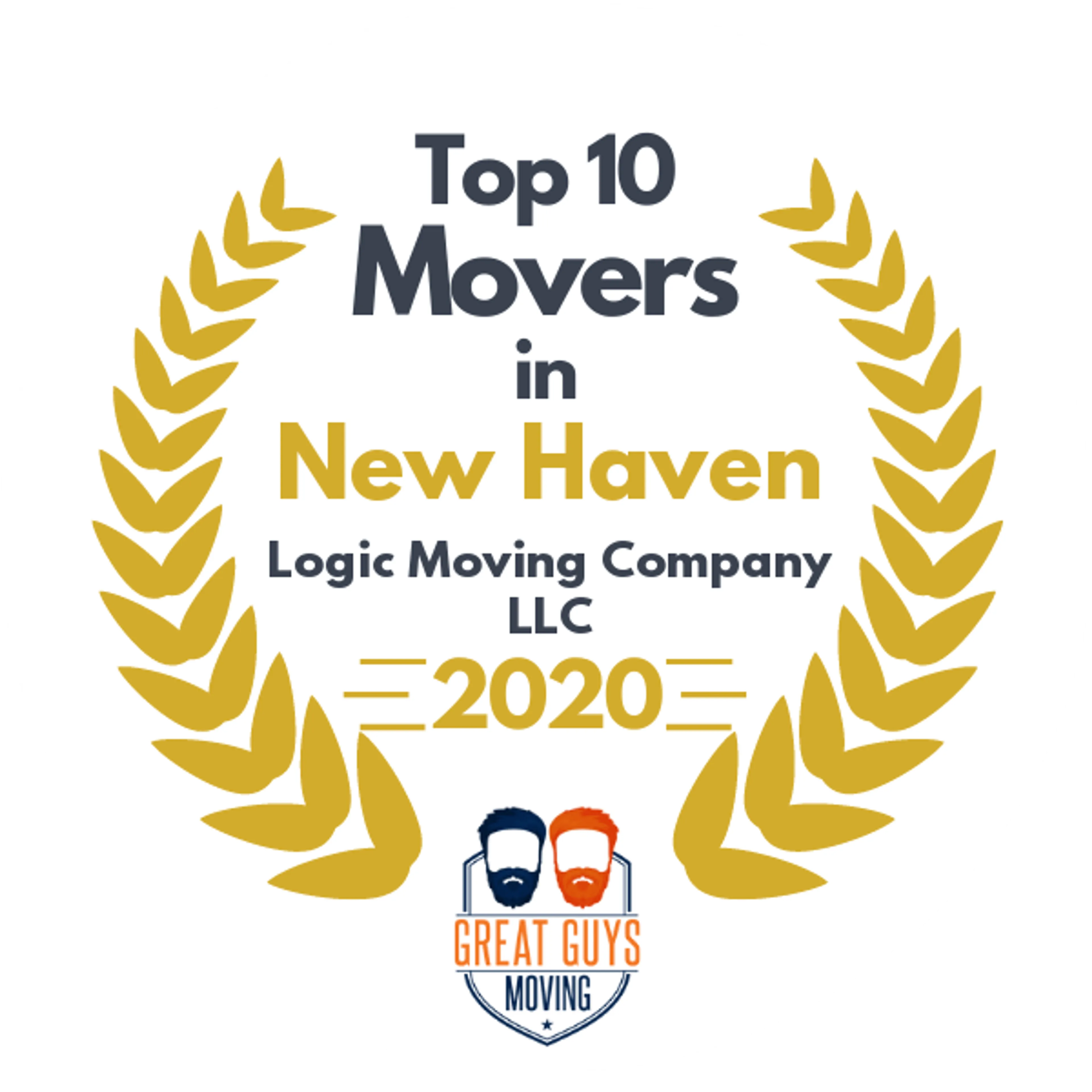 Top 10 Movers in New Haven, CT 2020 award