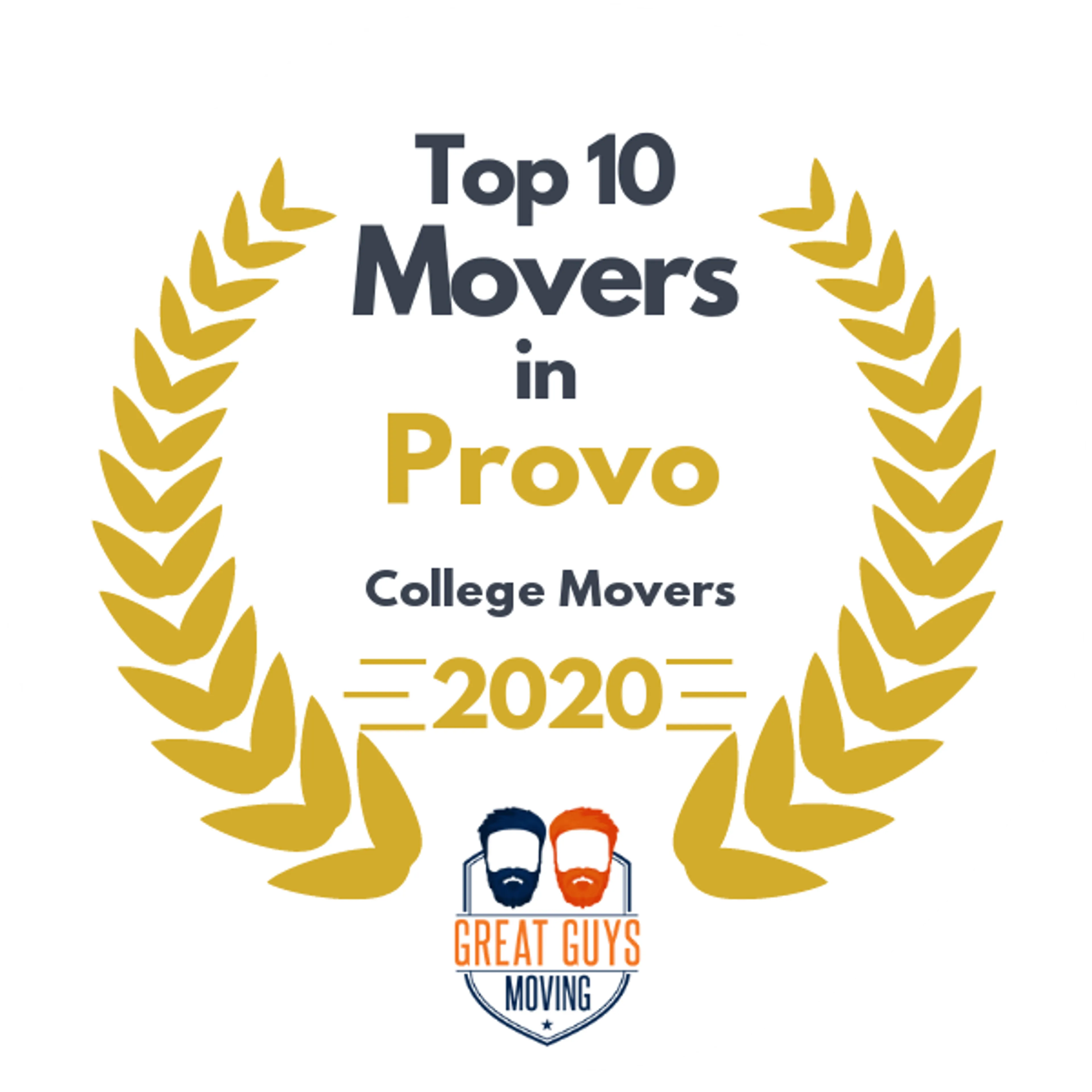Top 10 Movers in Salt Lake City, UT 2020 award