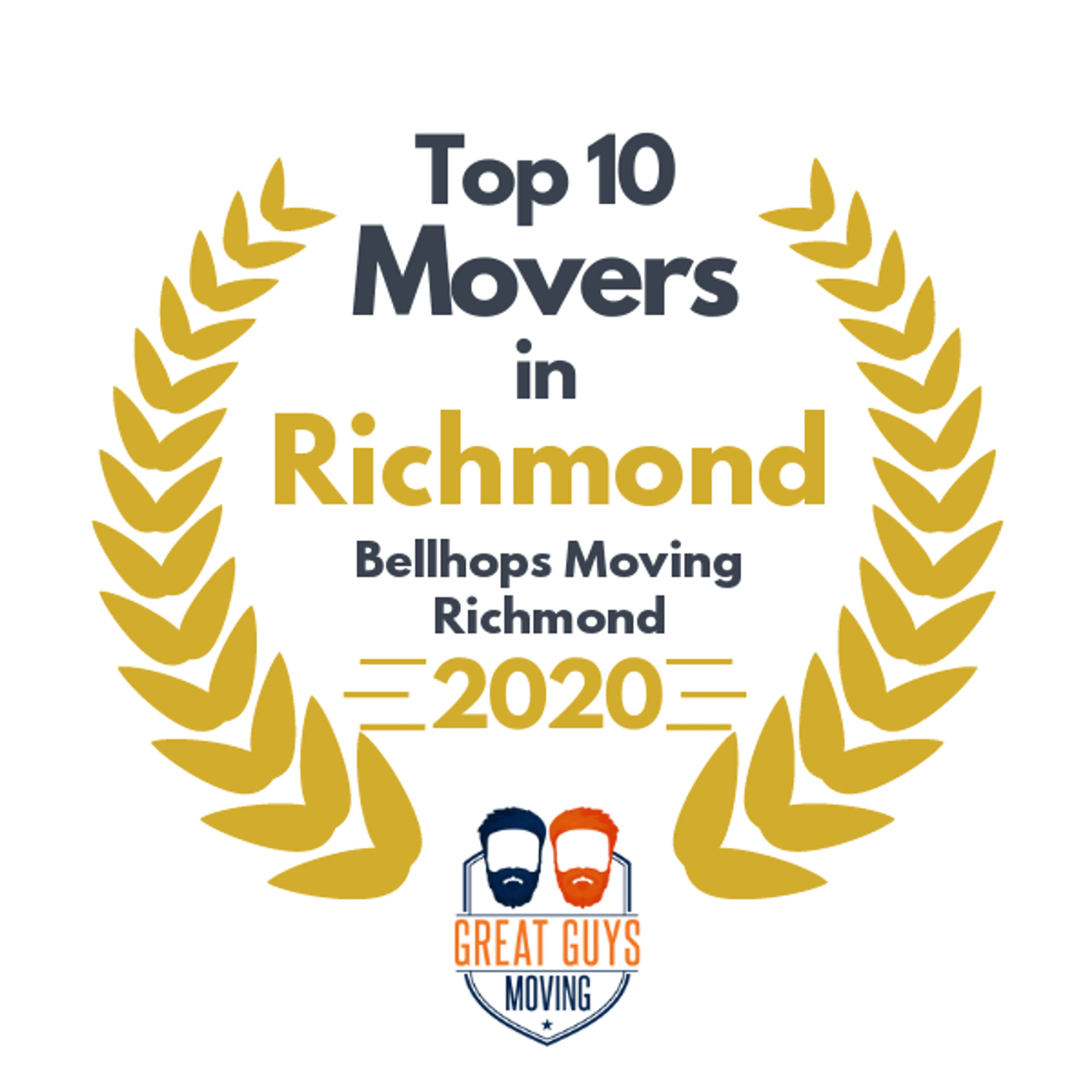 Top 10 Movers in Richmond, VA 2020 award