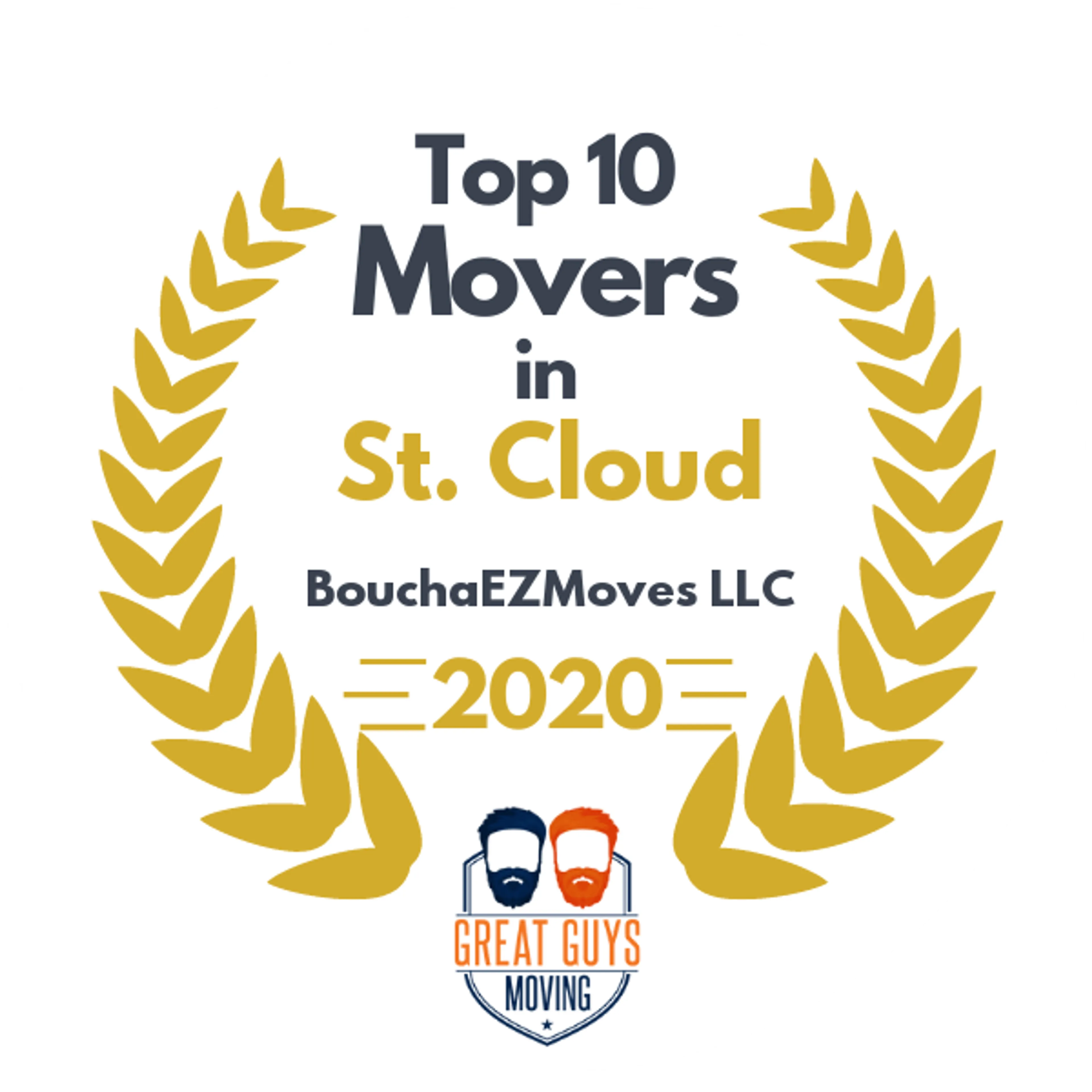 Top 10 Movers in St. Cloud, MN 2020 award
