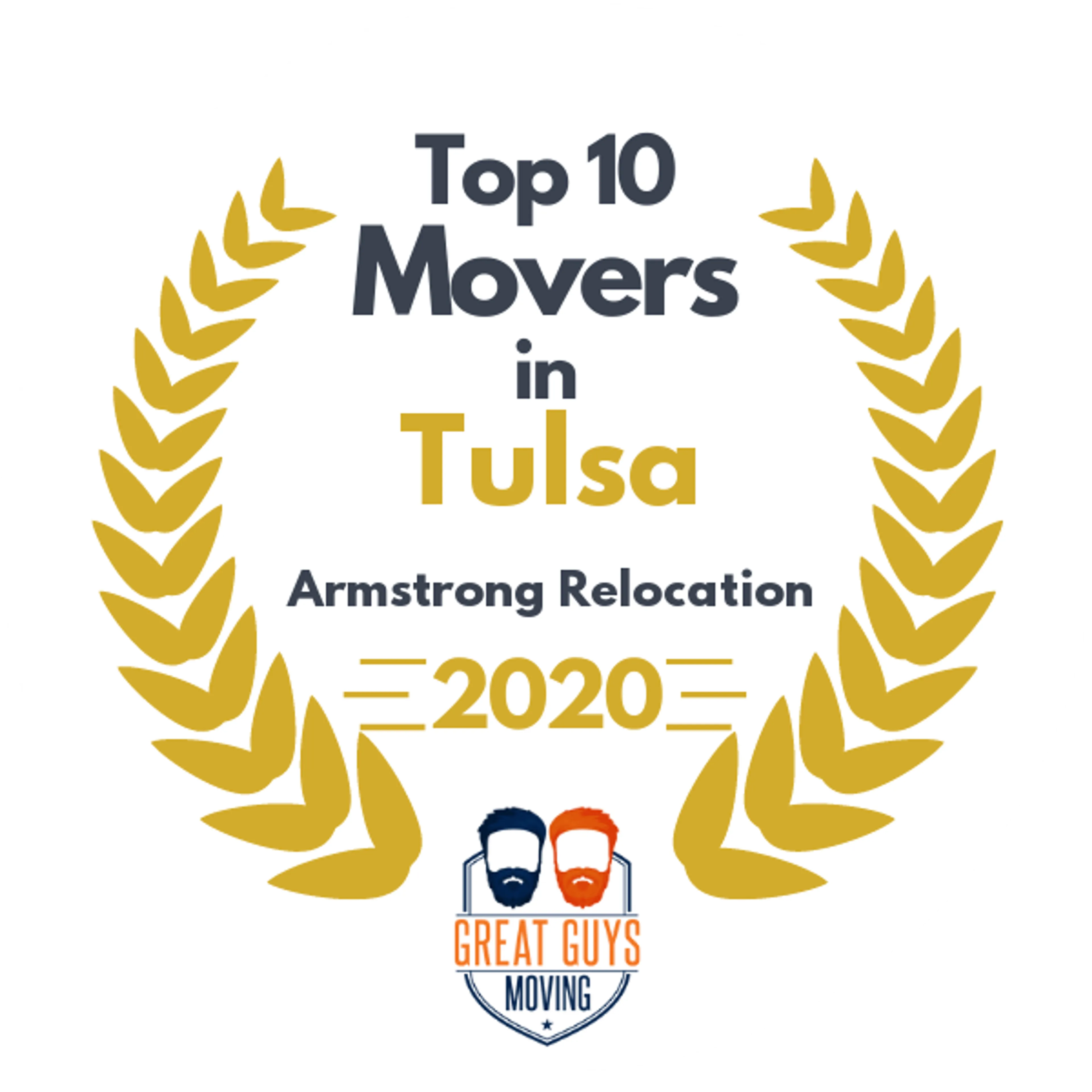 Top 10 Movers in Muskogee, OK 2020 award
