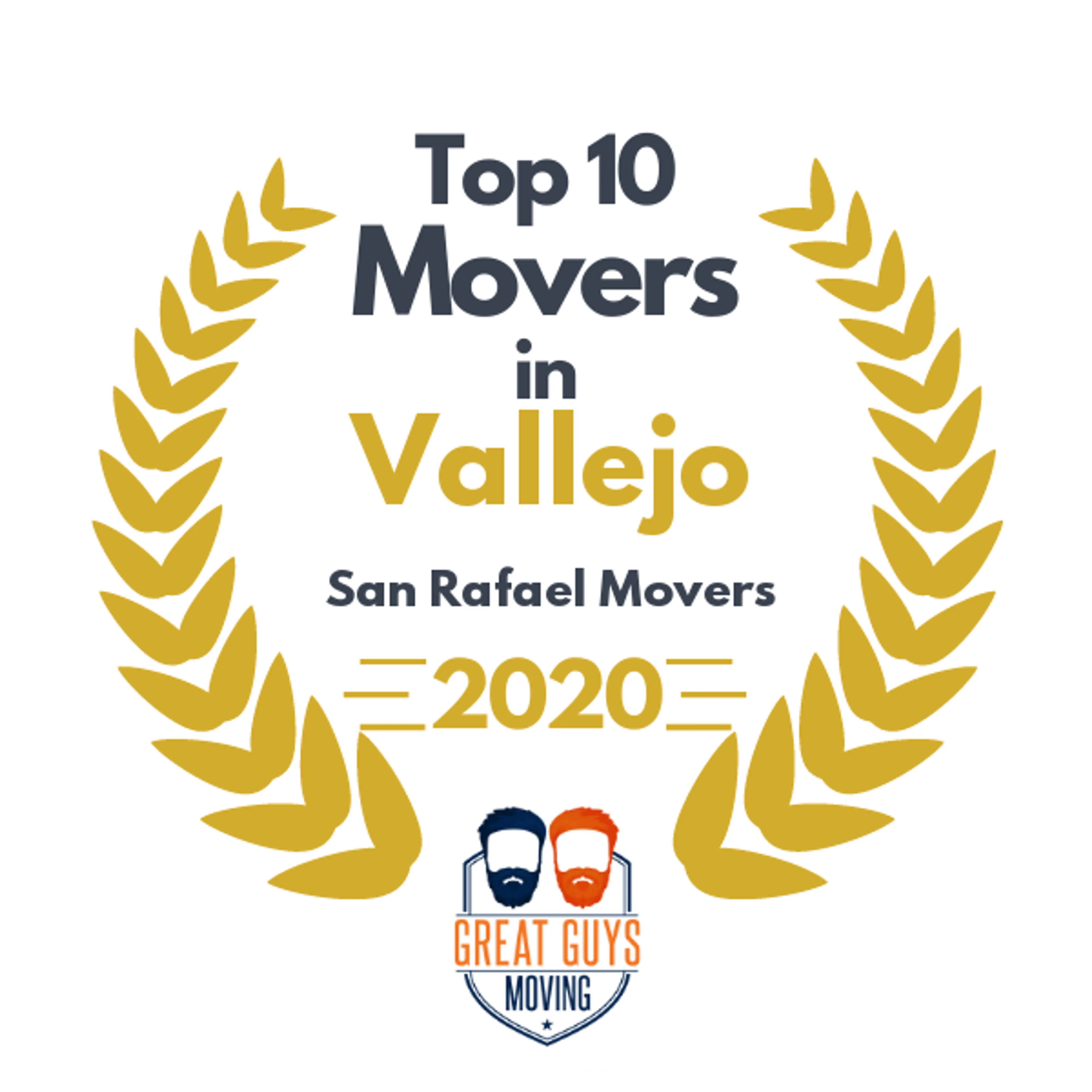 Top 10 Movers in San Francisco, CA 2020 award