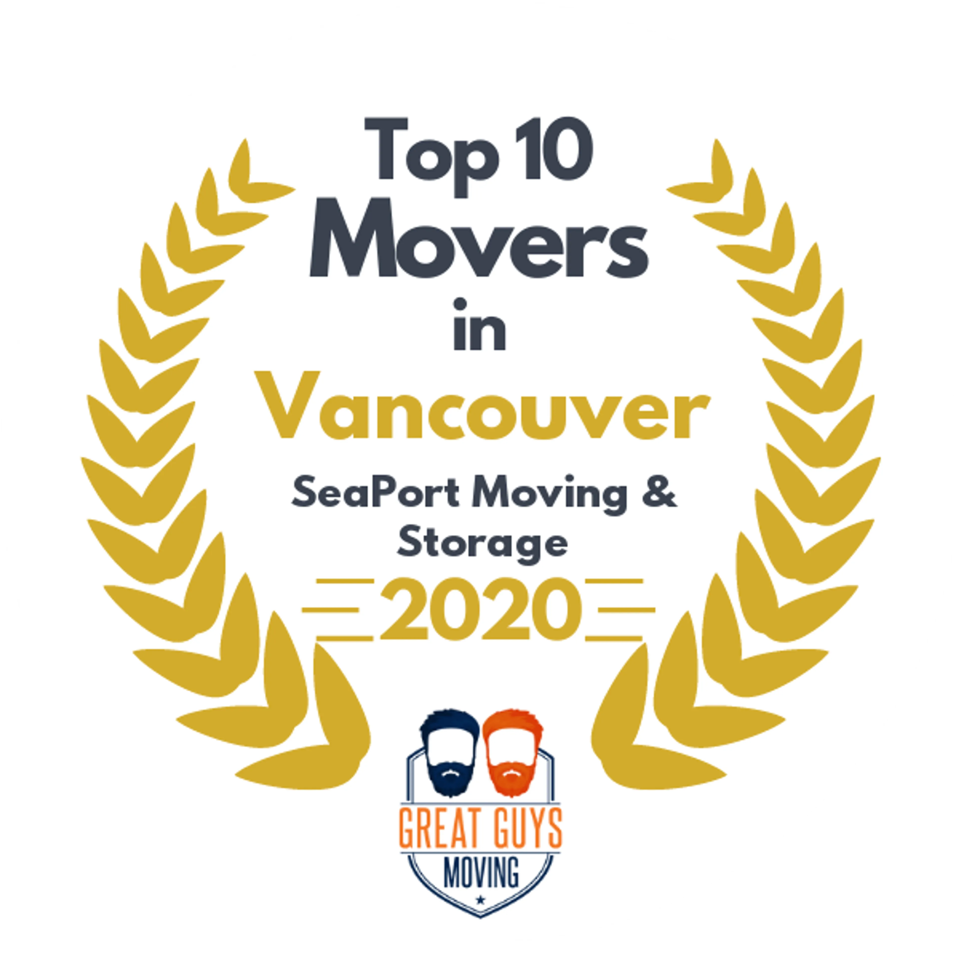 Top 10 Movers in Vancouver, WA 2020 award
