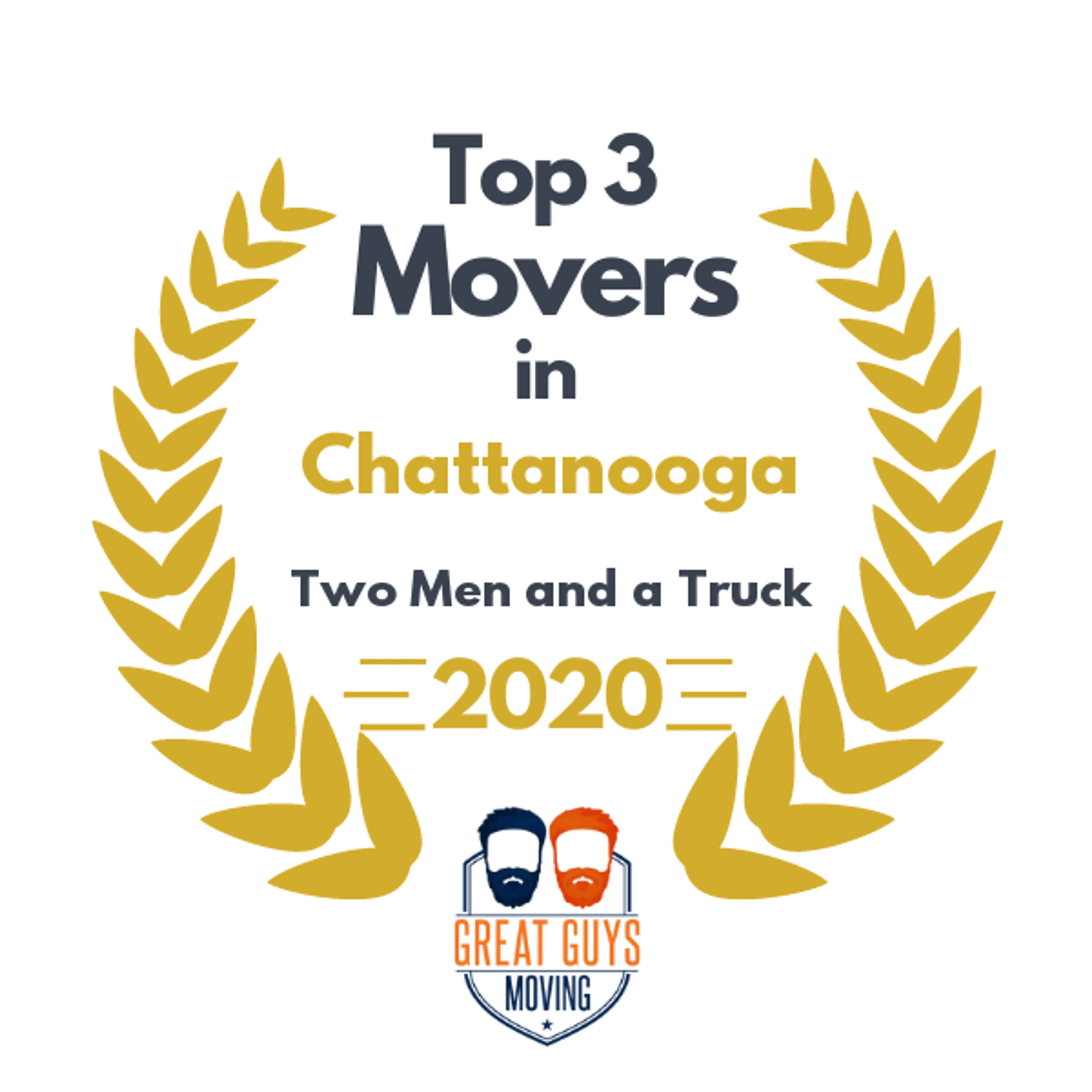 Top 3 Movers in Chattanooga, TN 2020 award