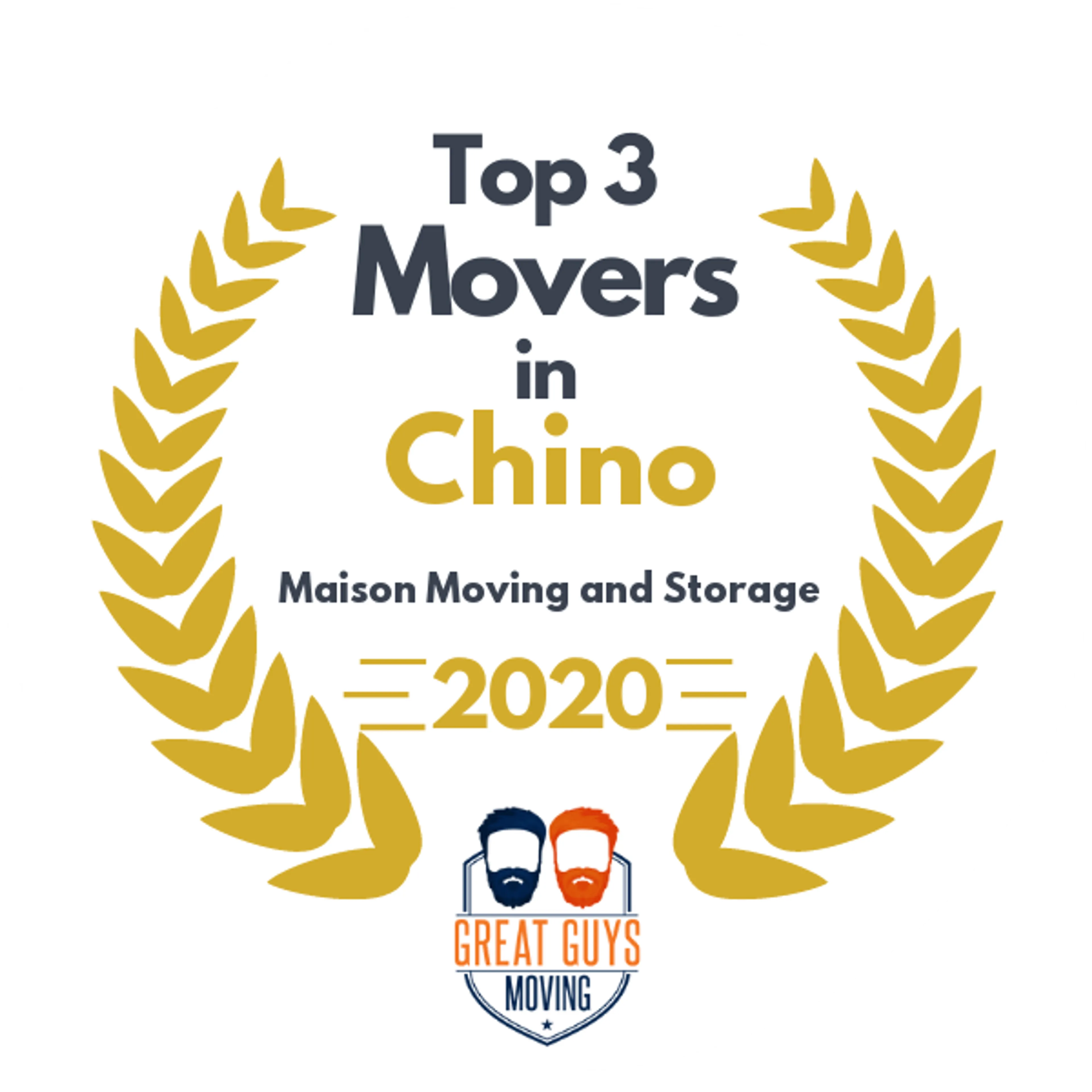 Top 3 Movers in Ontario, CA 2020 award