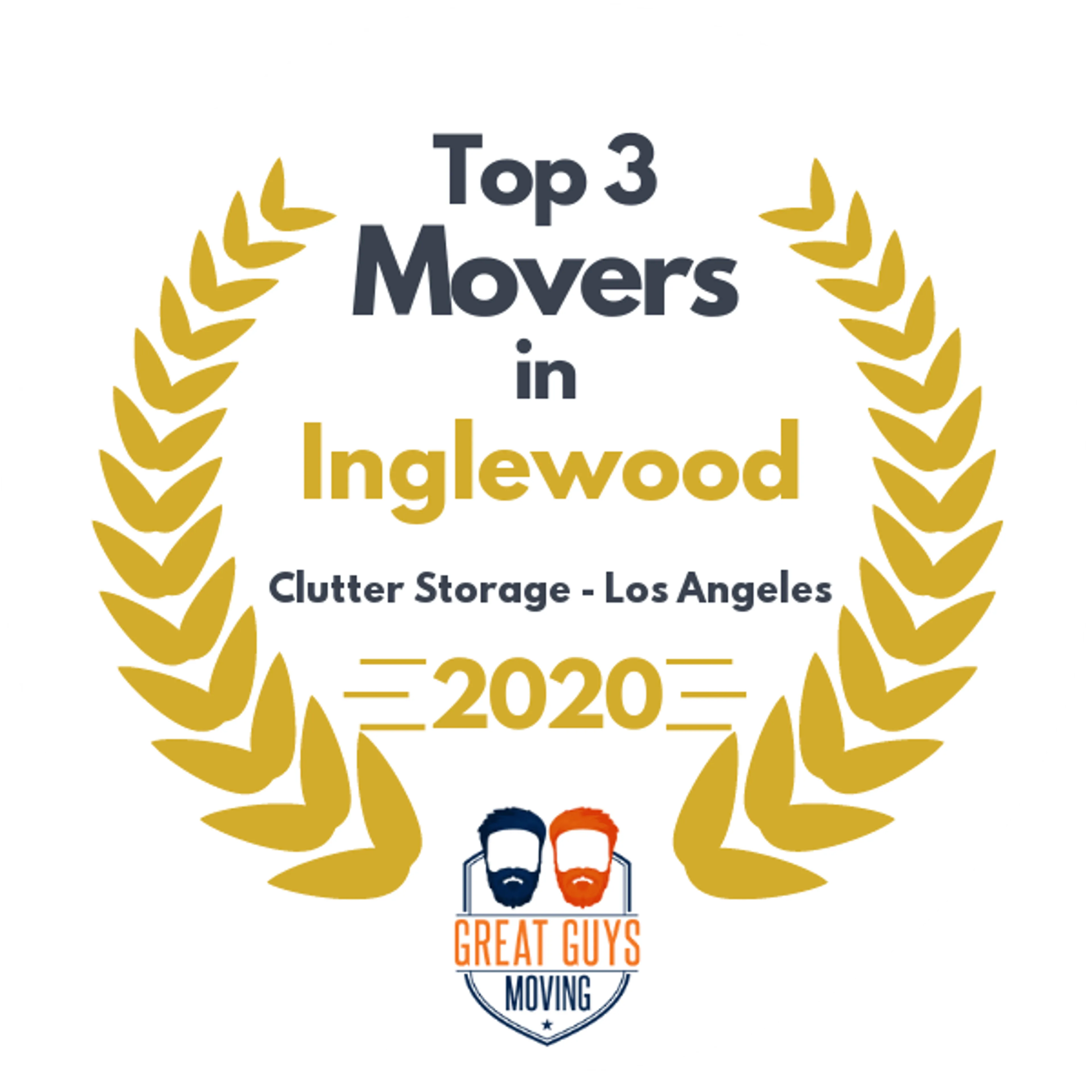 Top 3 Movers in Los Angeles, CA 2020 award