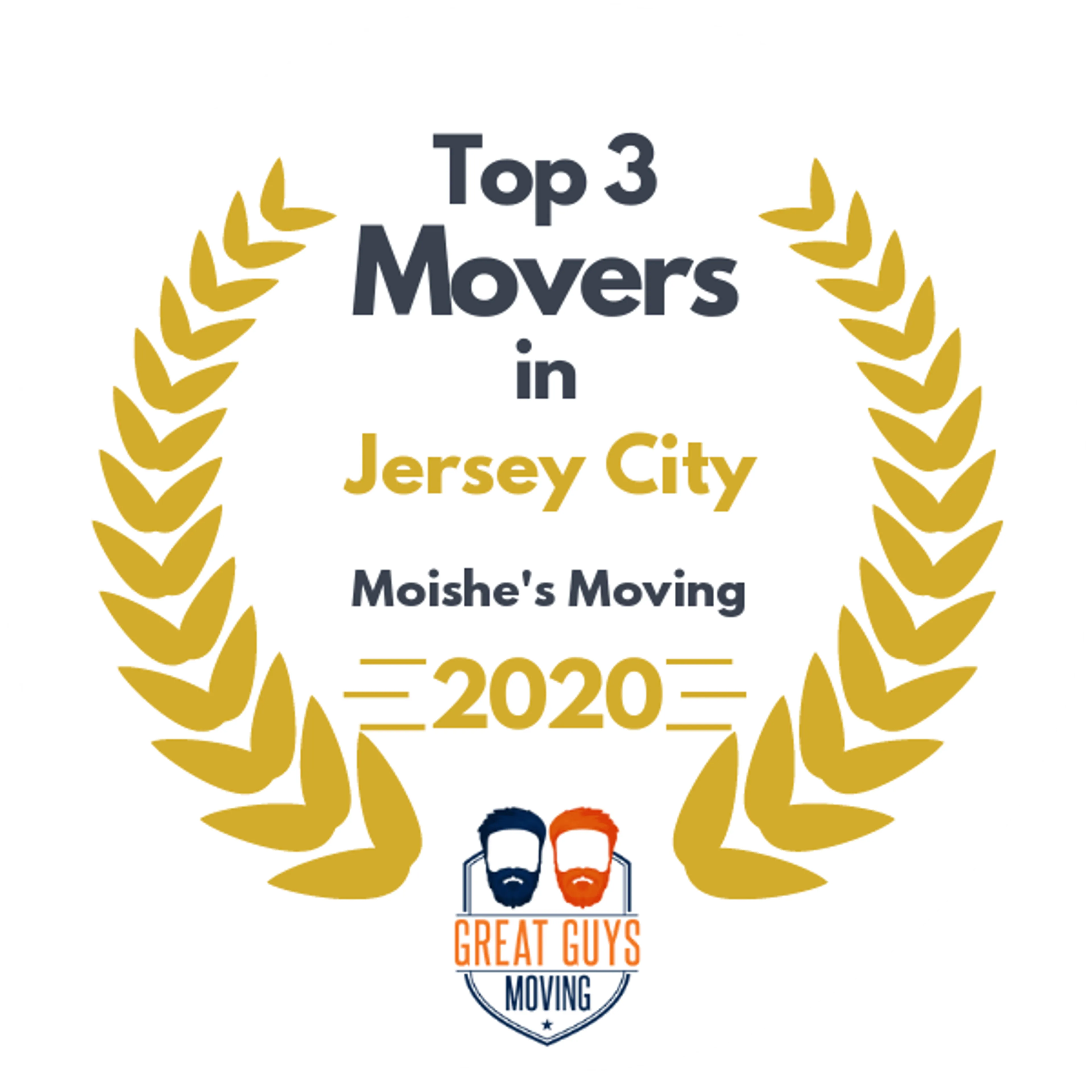 Top 3 Movers in Newark, NJ 2020 award