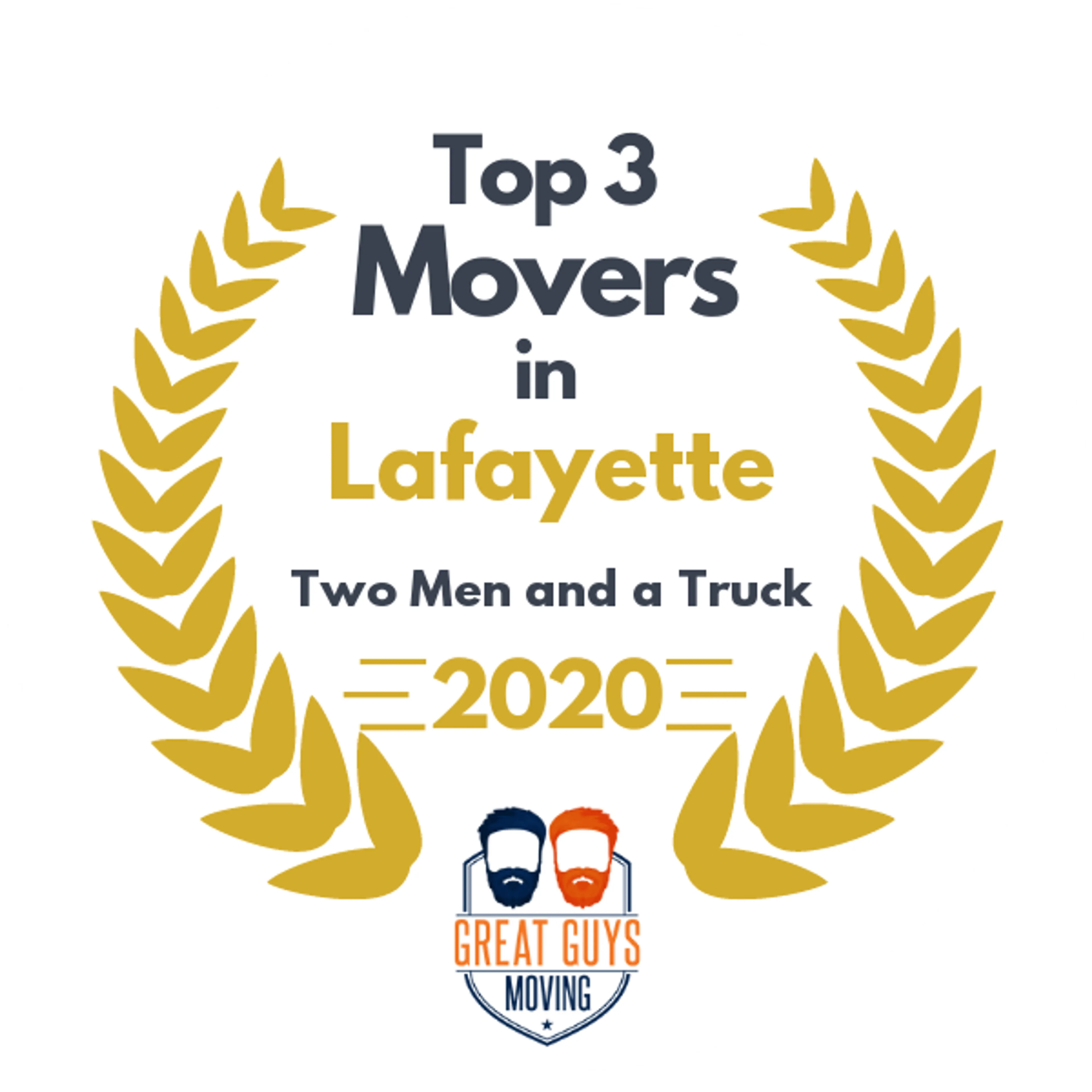 Top 3 Movers in Lafayette, IN 2020 award