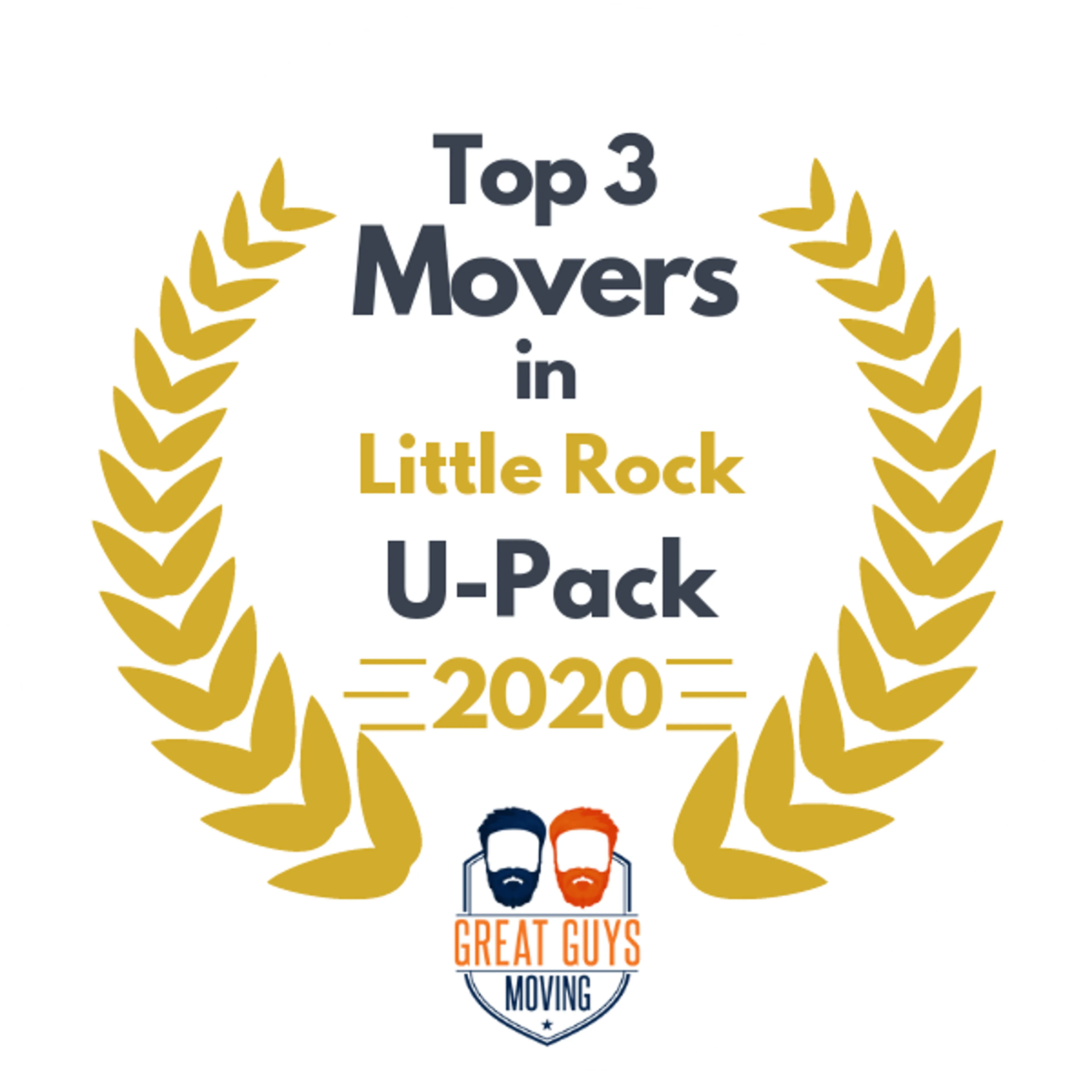 Top 3 Movers in Little Rock, AR 2020 award