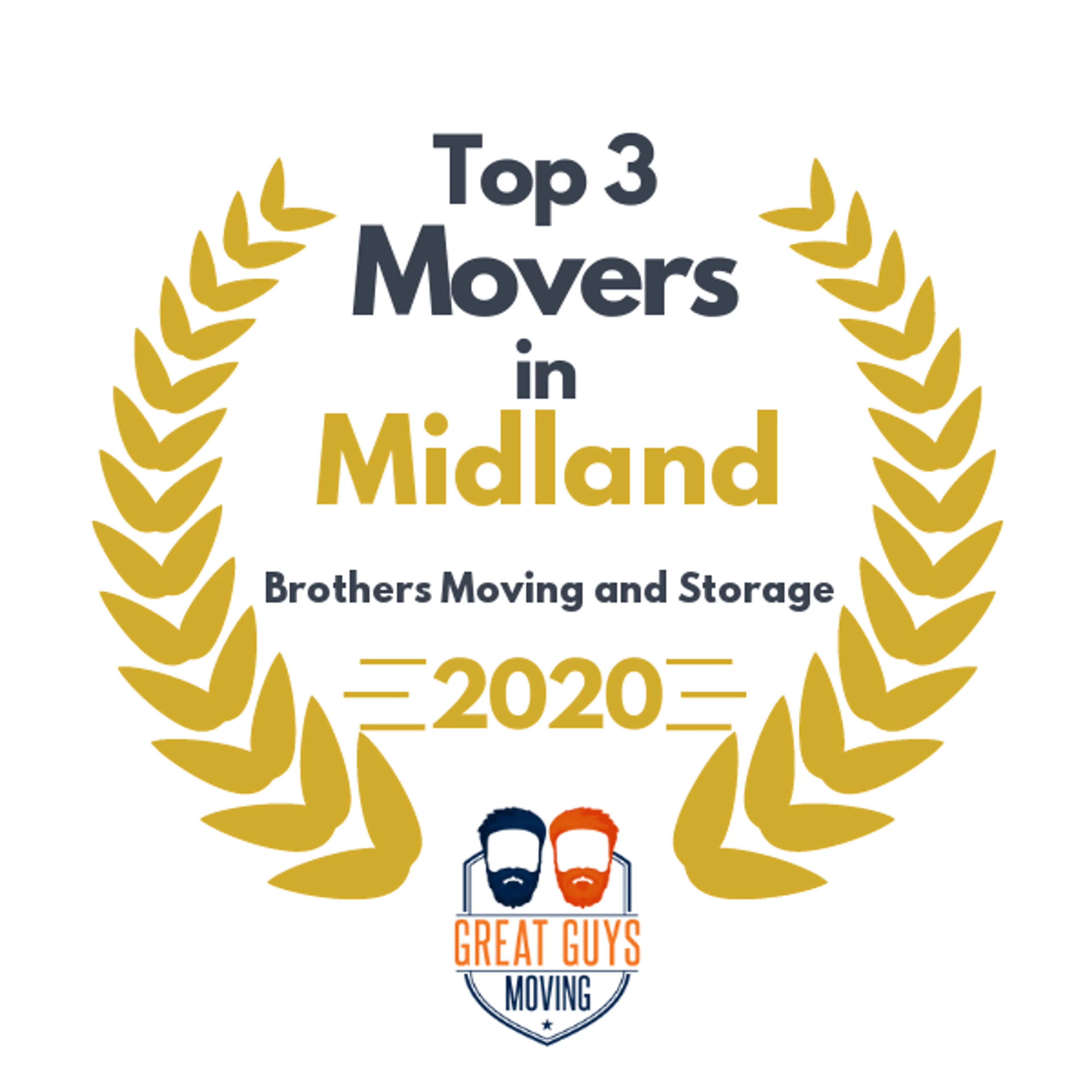 Top 3 Movers in Midland, TX 2020 award
