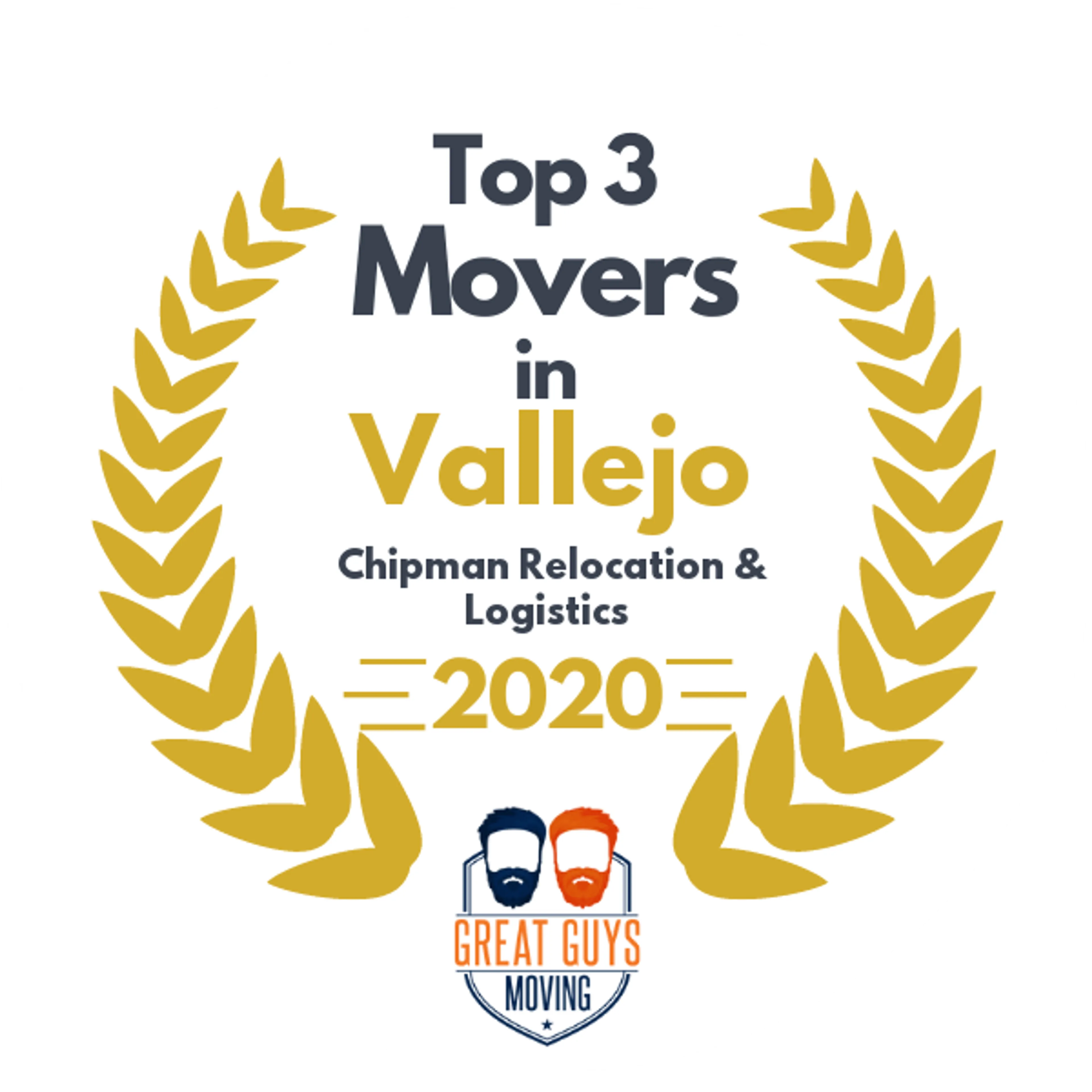 Top 3 Movers in Santa Rosa, CA 2020 award