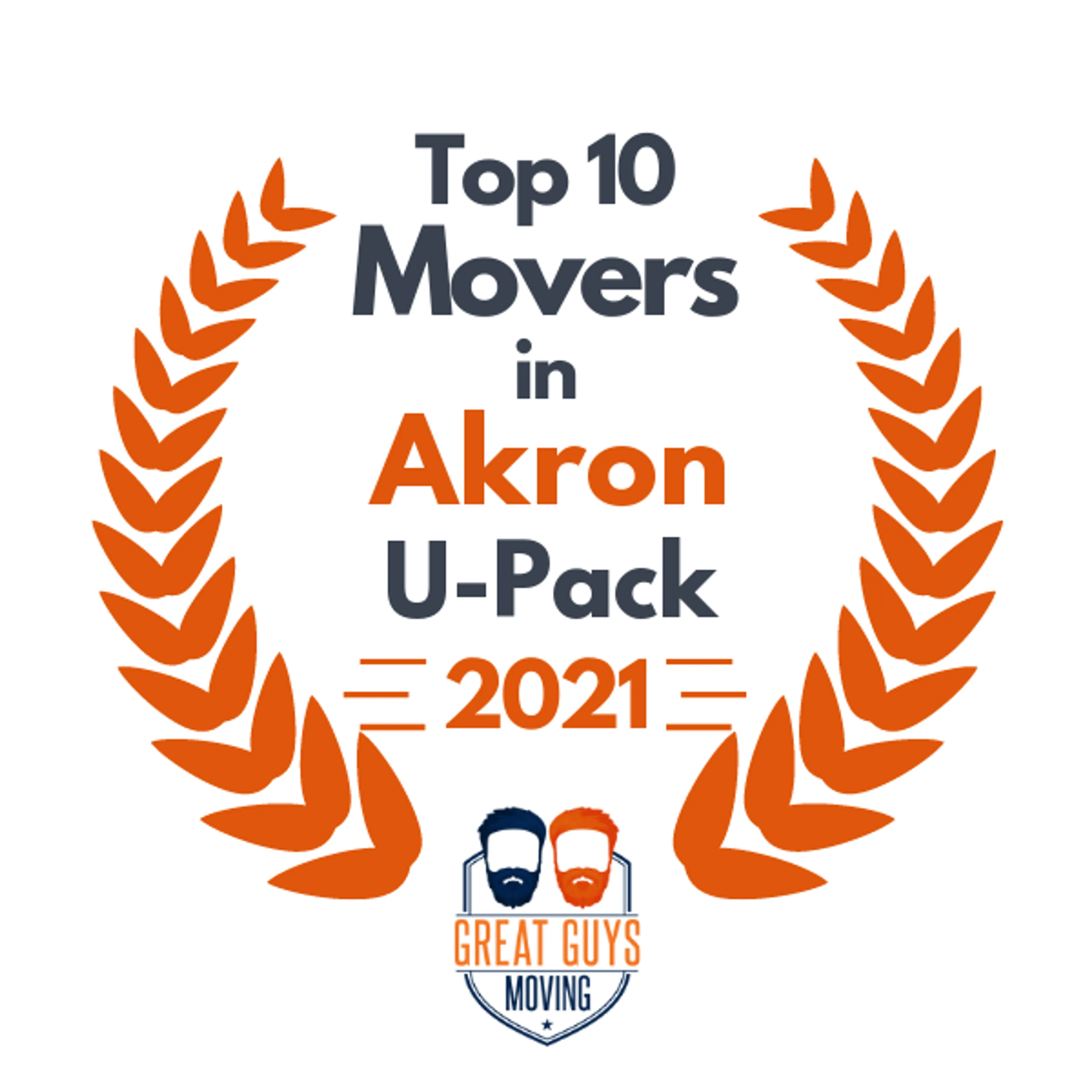 Top 10 Movers in Akron, OH 2021 award