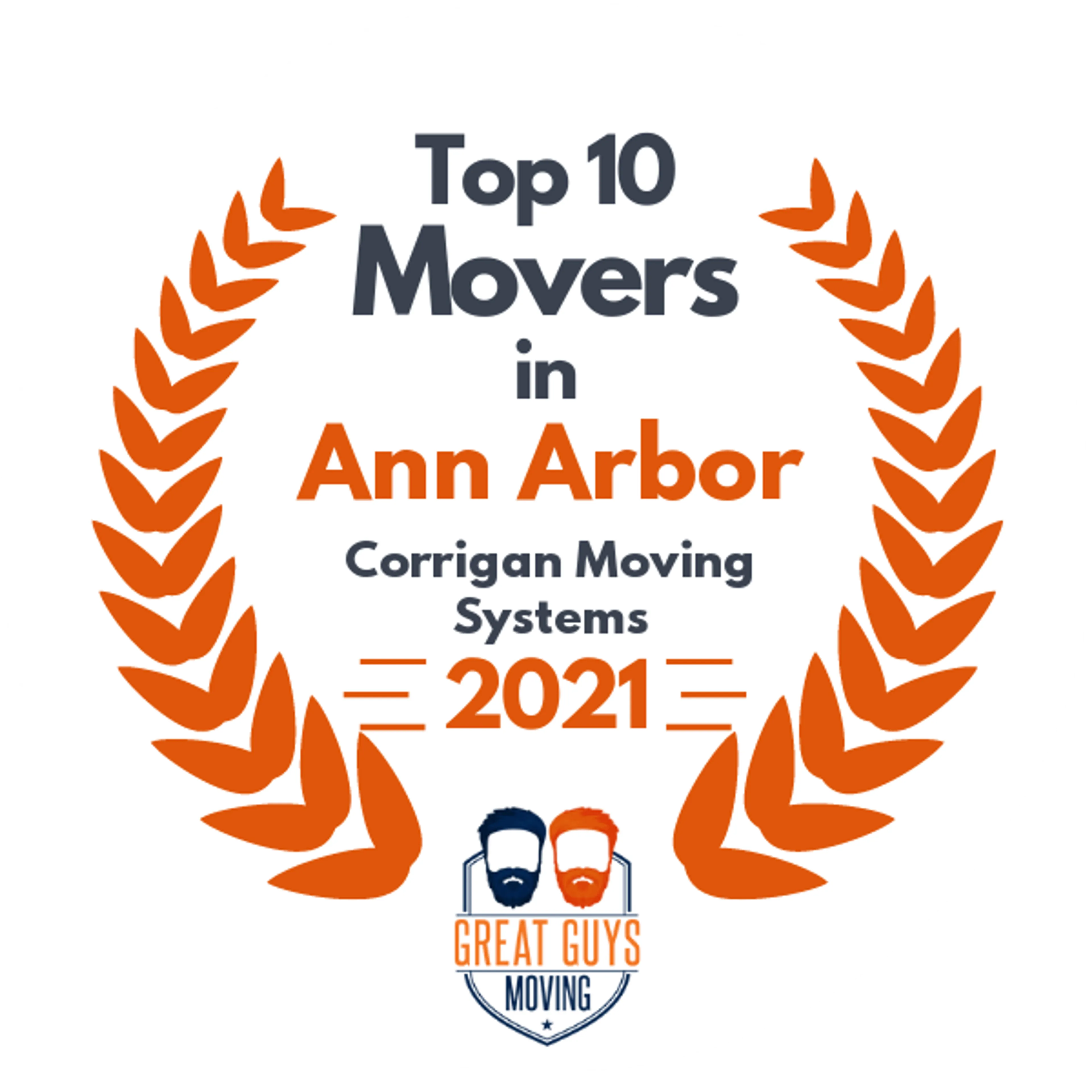 Top 10 Movers in Jackson, MI 2021 award