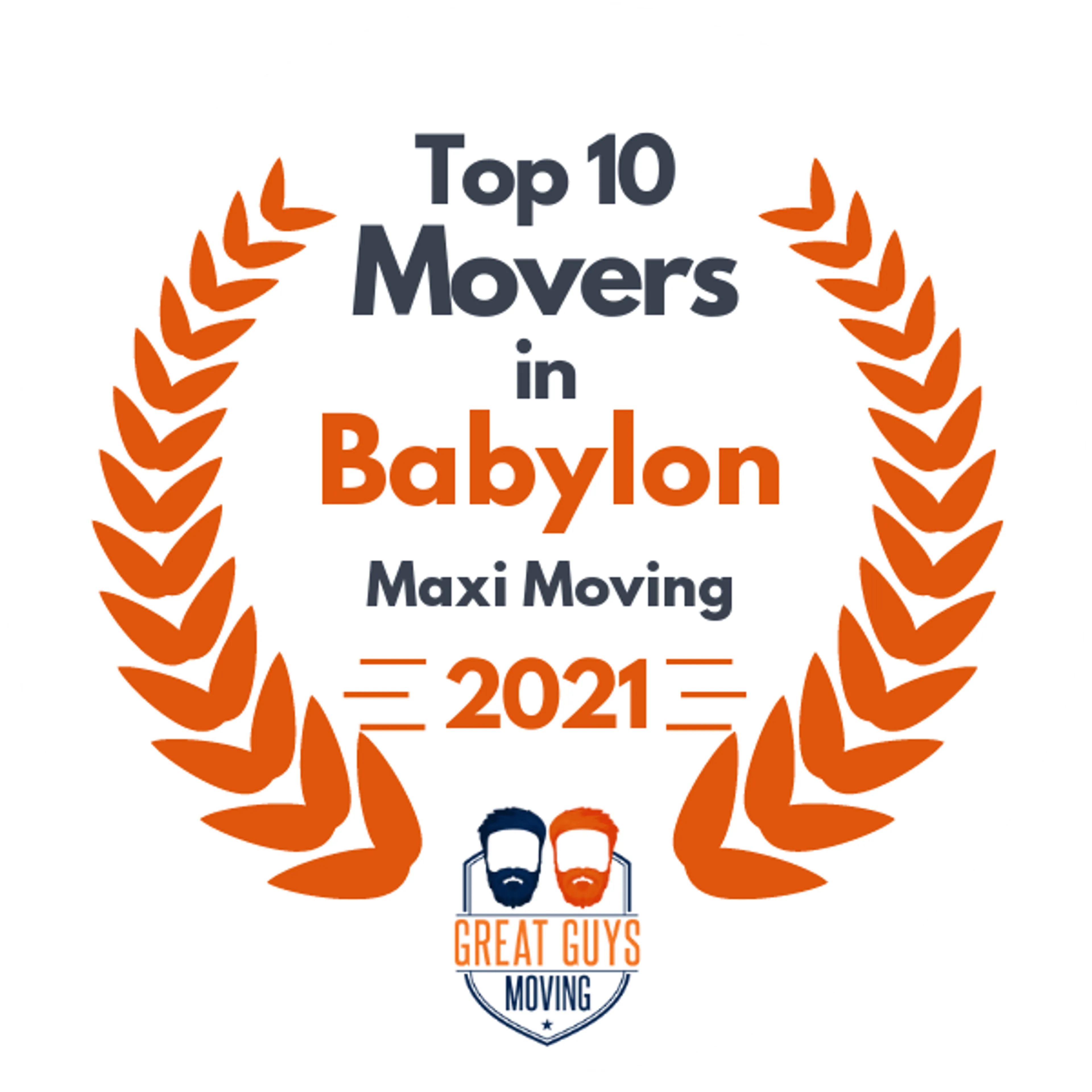 Top 10 Movers in New York City, NY 2021 award