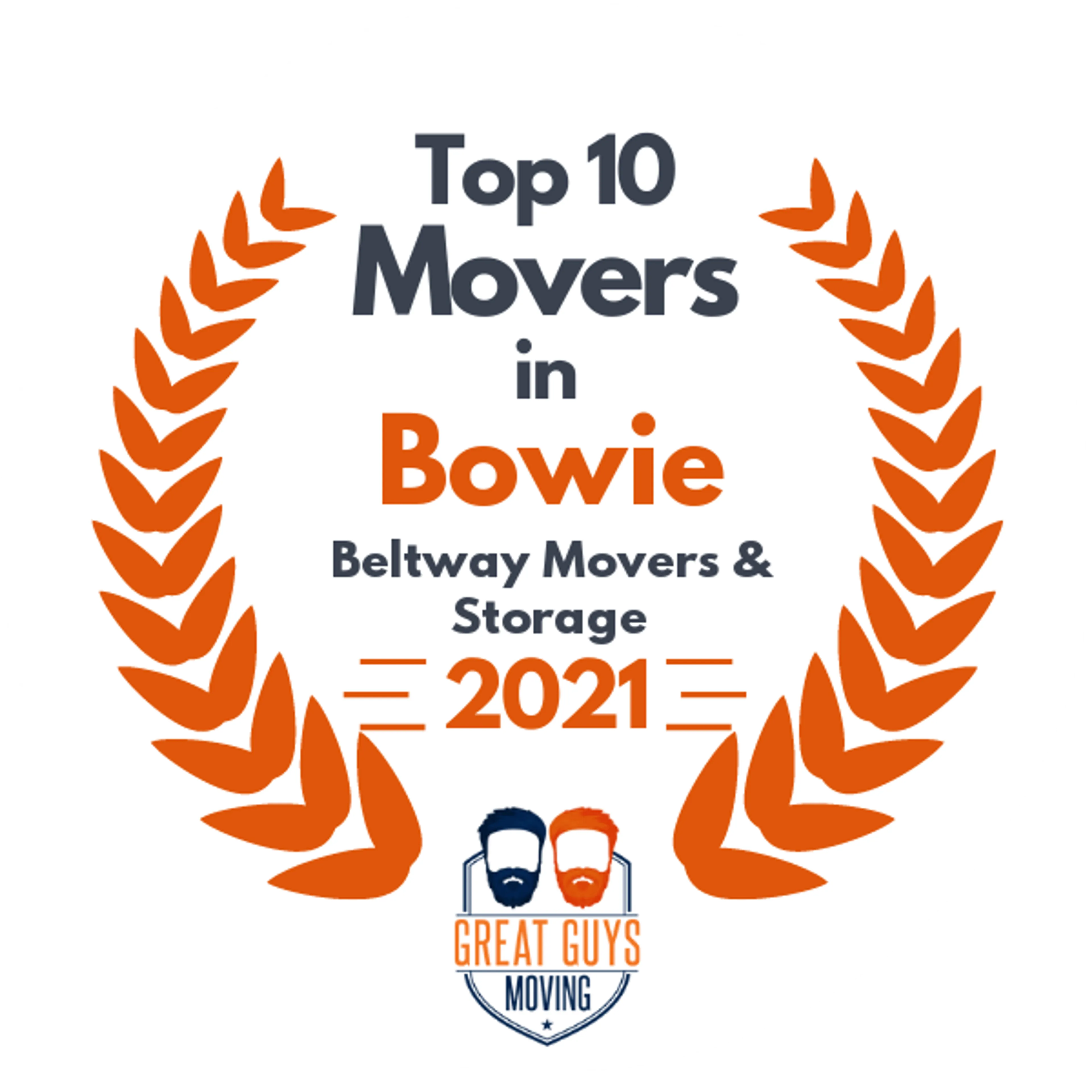 Top 10 Movers in Hyattsville, MD 2021 award