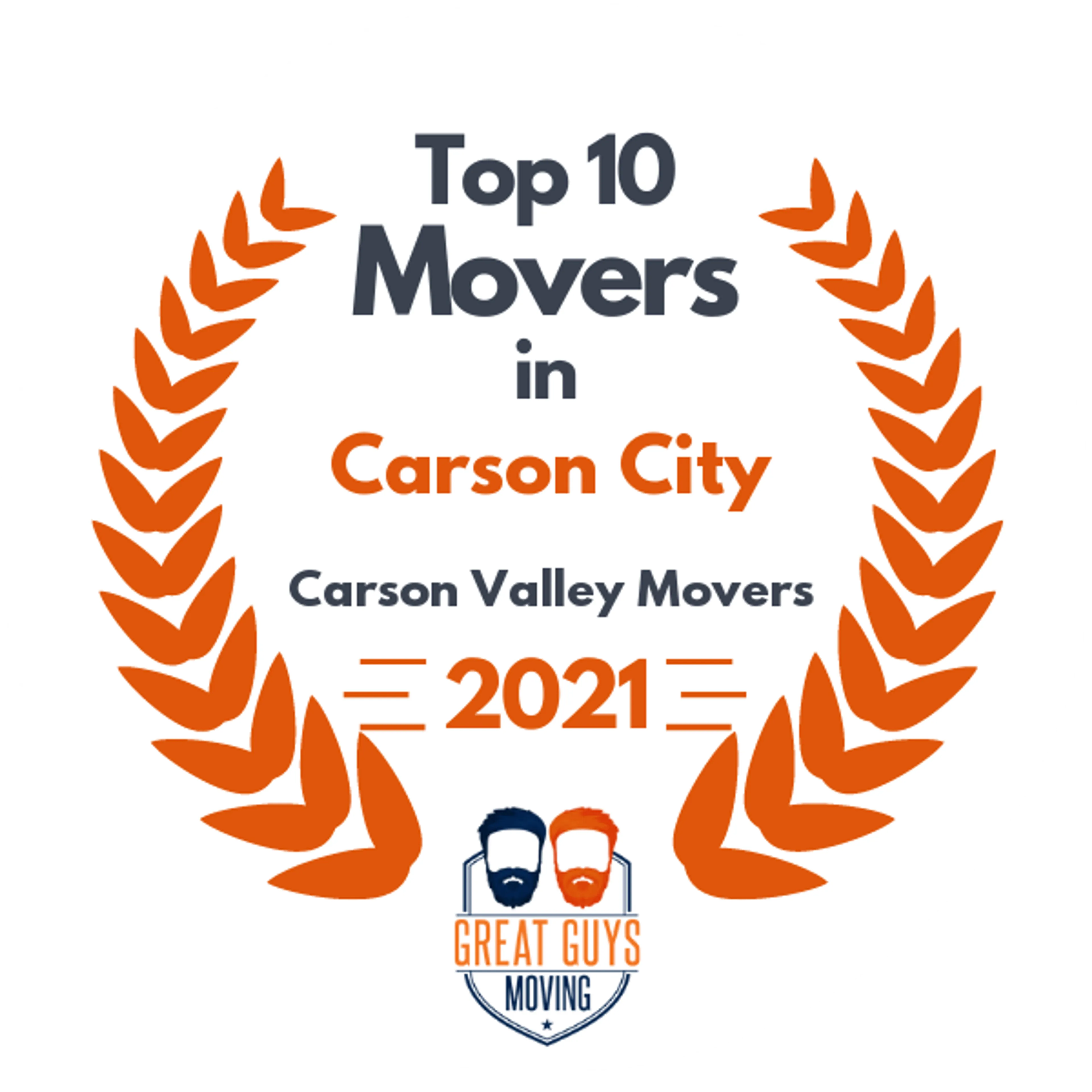Top 10 Movers in Reno, NV 2021 award