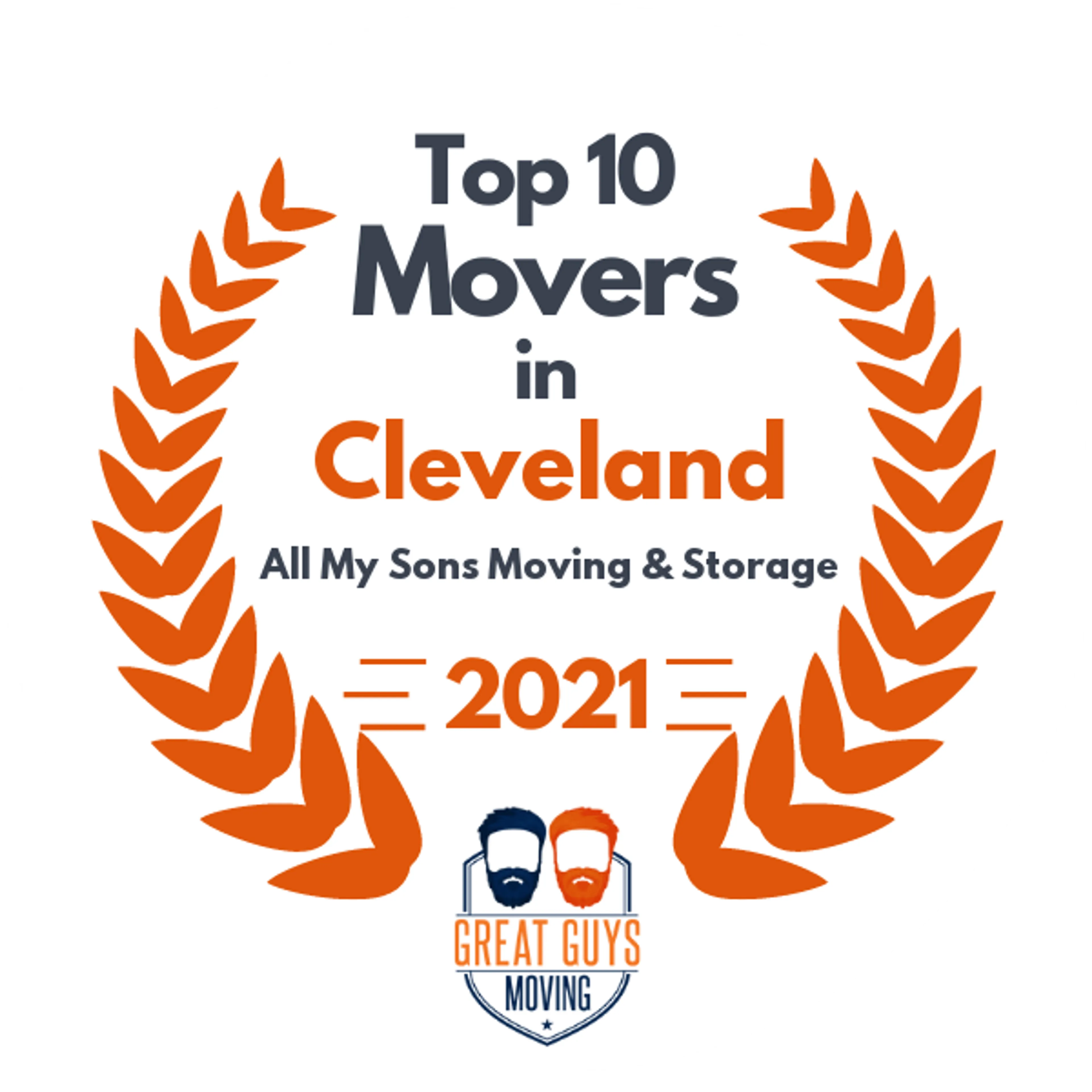 Top 10 Movers in Cleveland, OH 2021 award