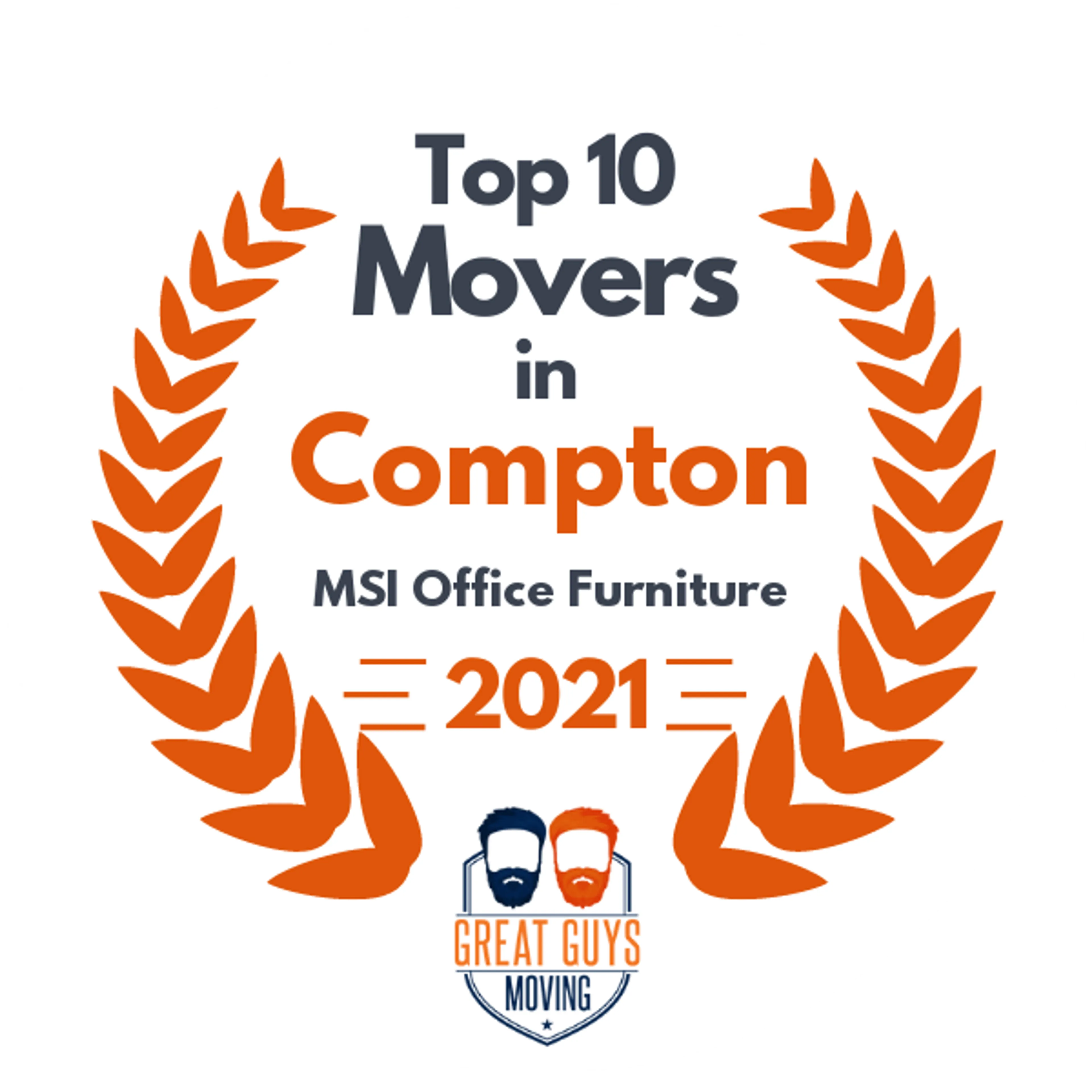 Top 10 Movers in Long Beach, CA 2021 award