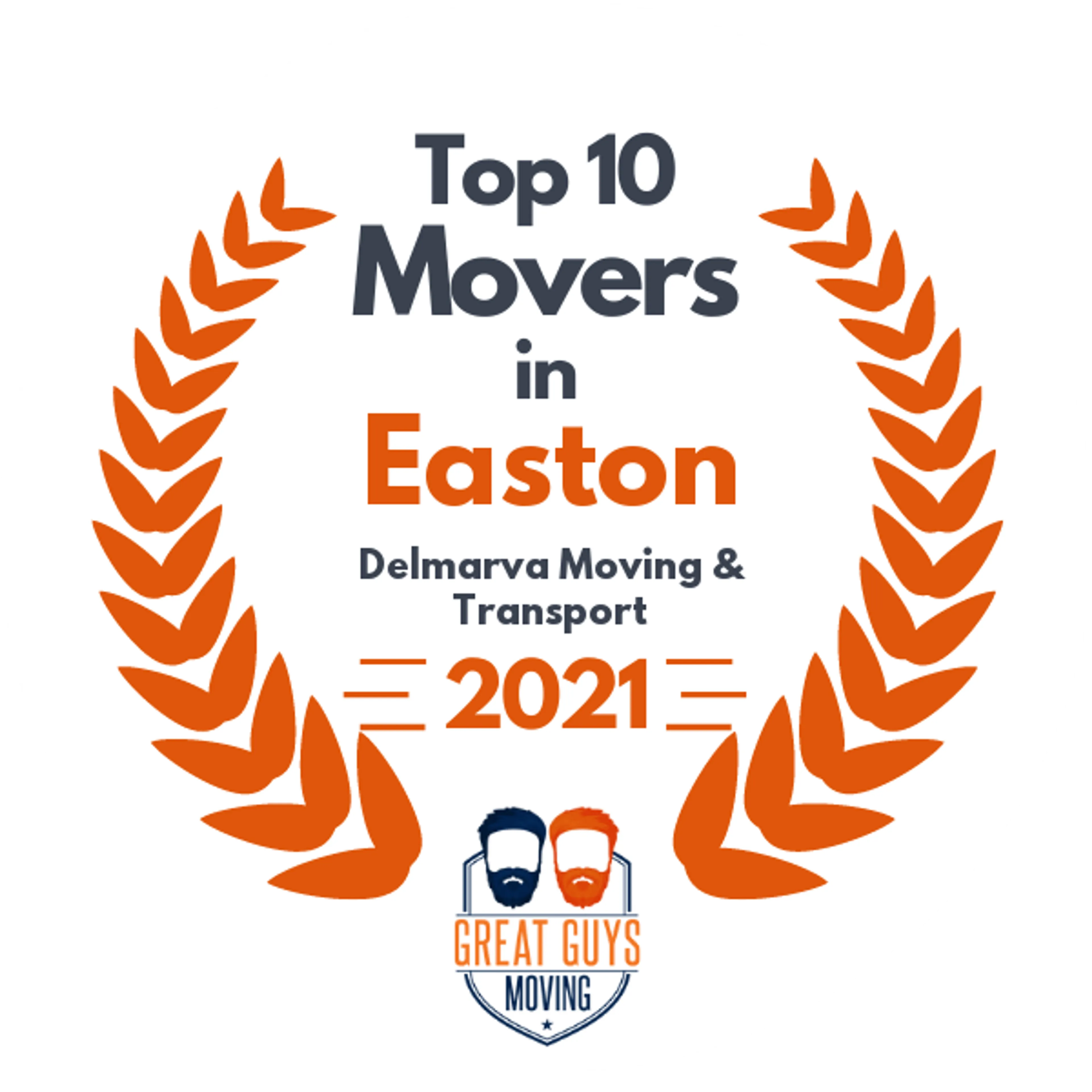 Top 10 Movers in Annapolis, MD 2021 award