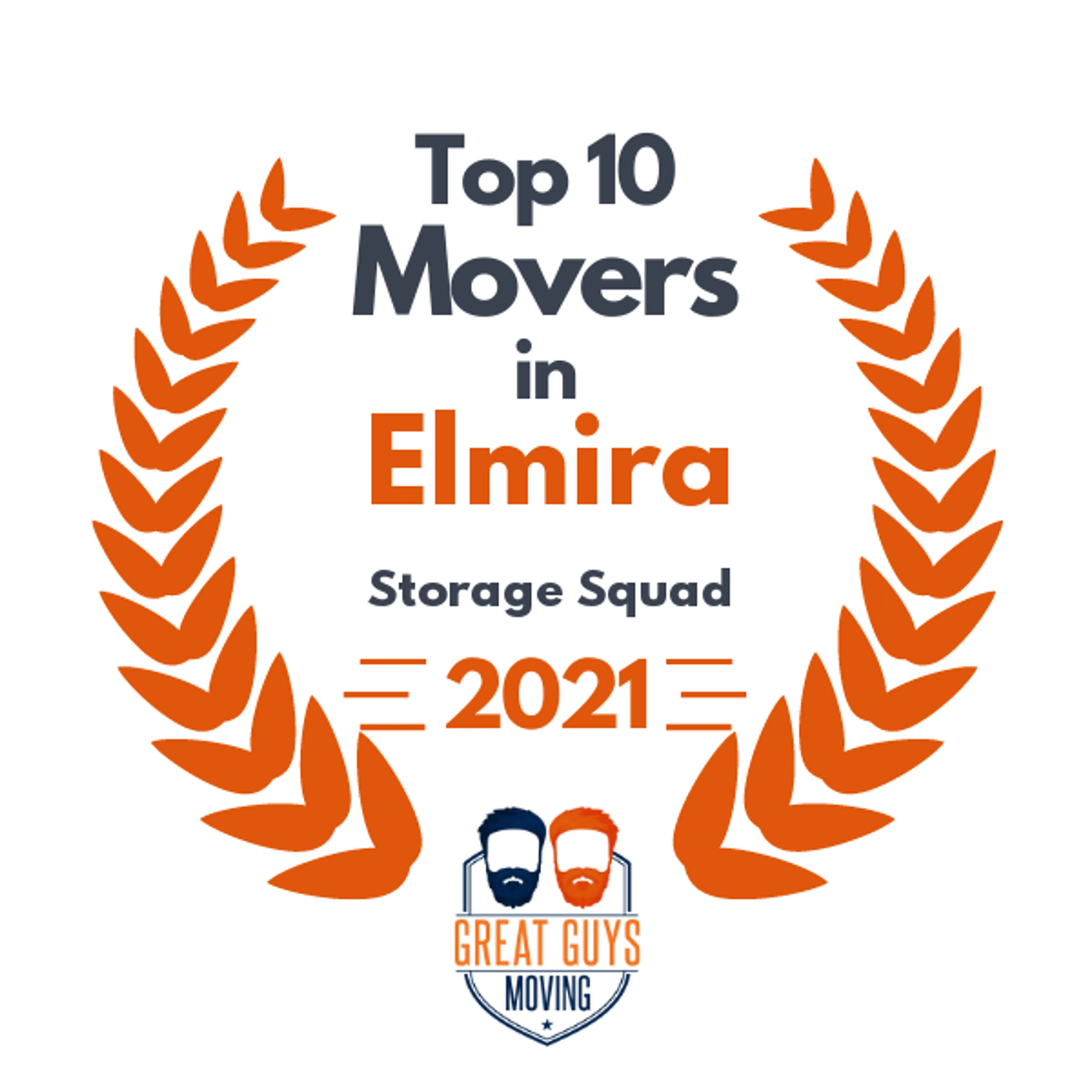 Top 10 Movers in Elmira, NY 2021 award