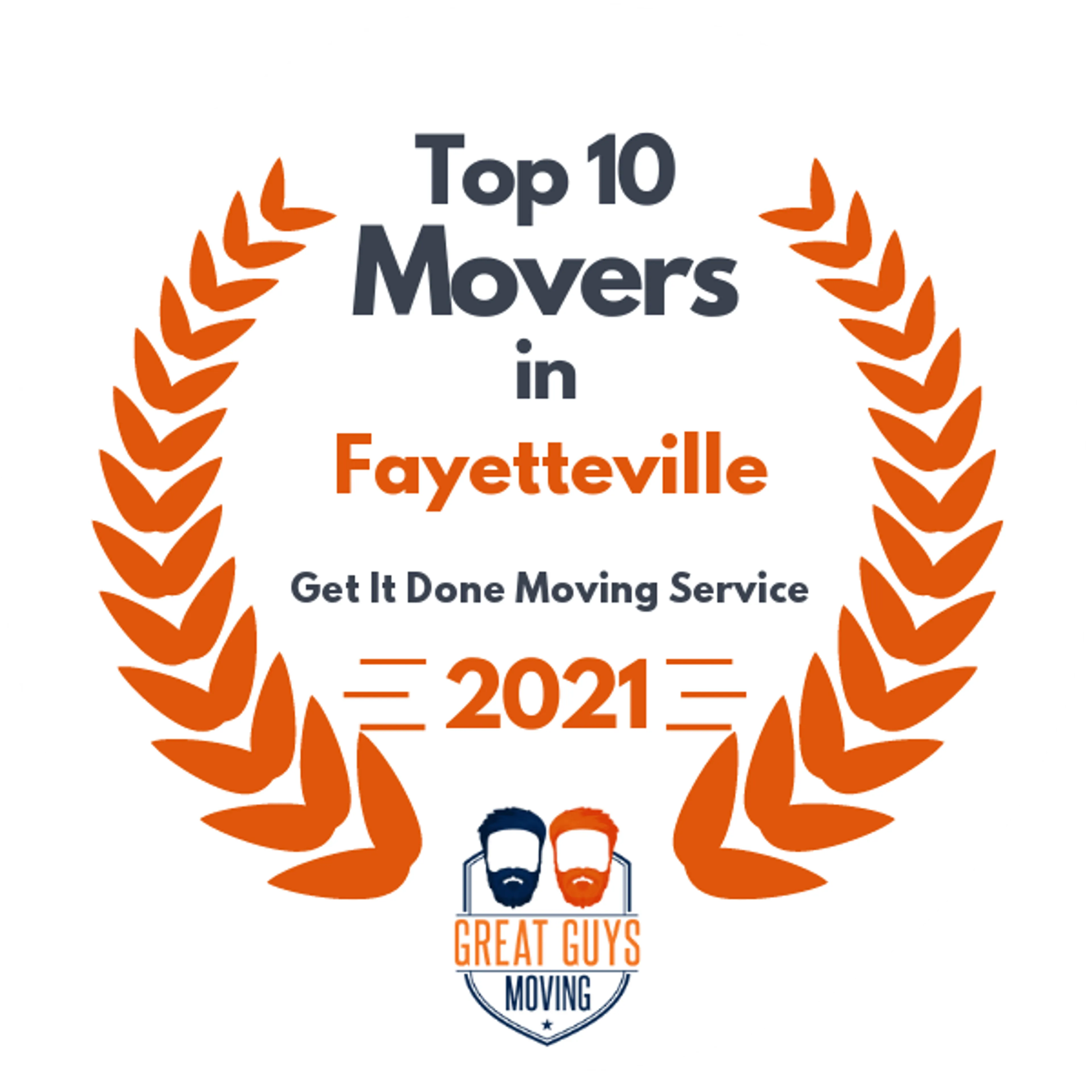 Top 10 Movers in Fort Smith, AR 2021 award