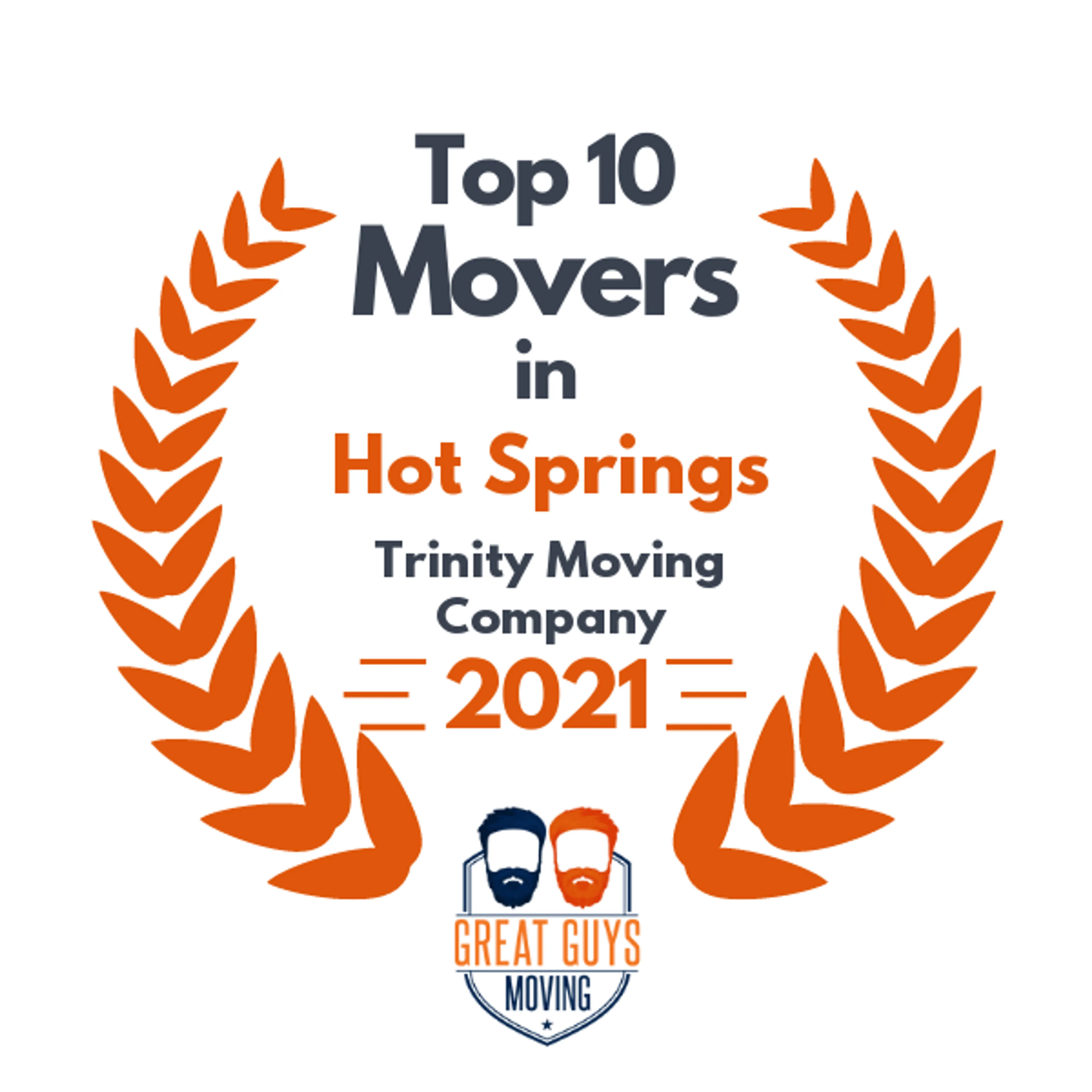 Top 10 Movers in Hot Springs, AR 2021 award