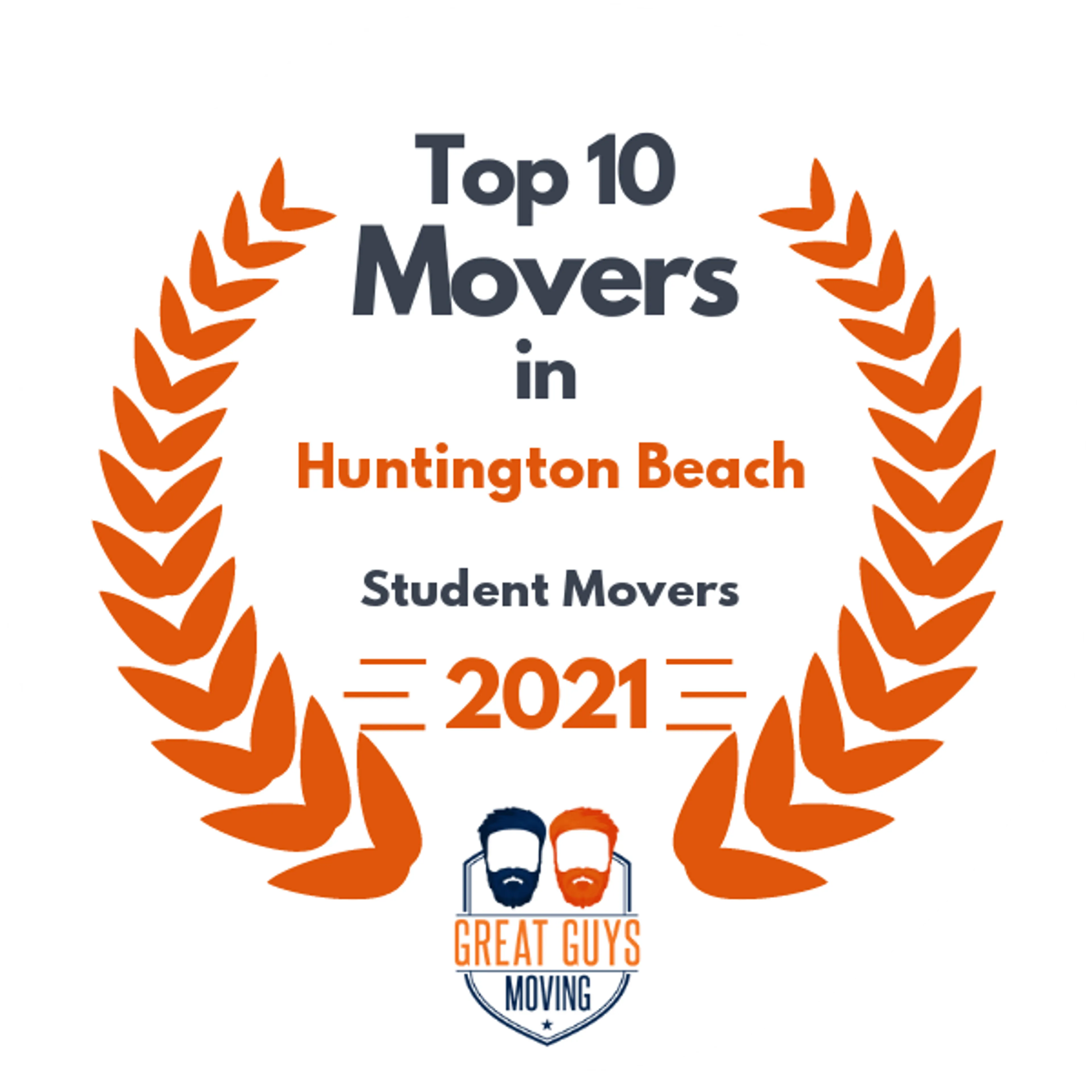 Top 10 Movers in Carlsbad, CA 2021 award