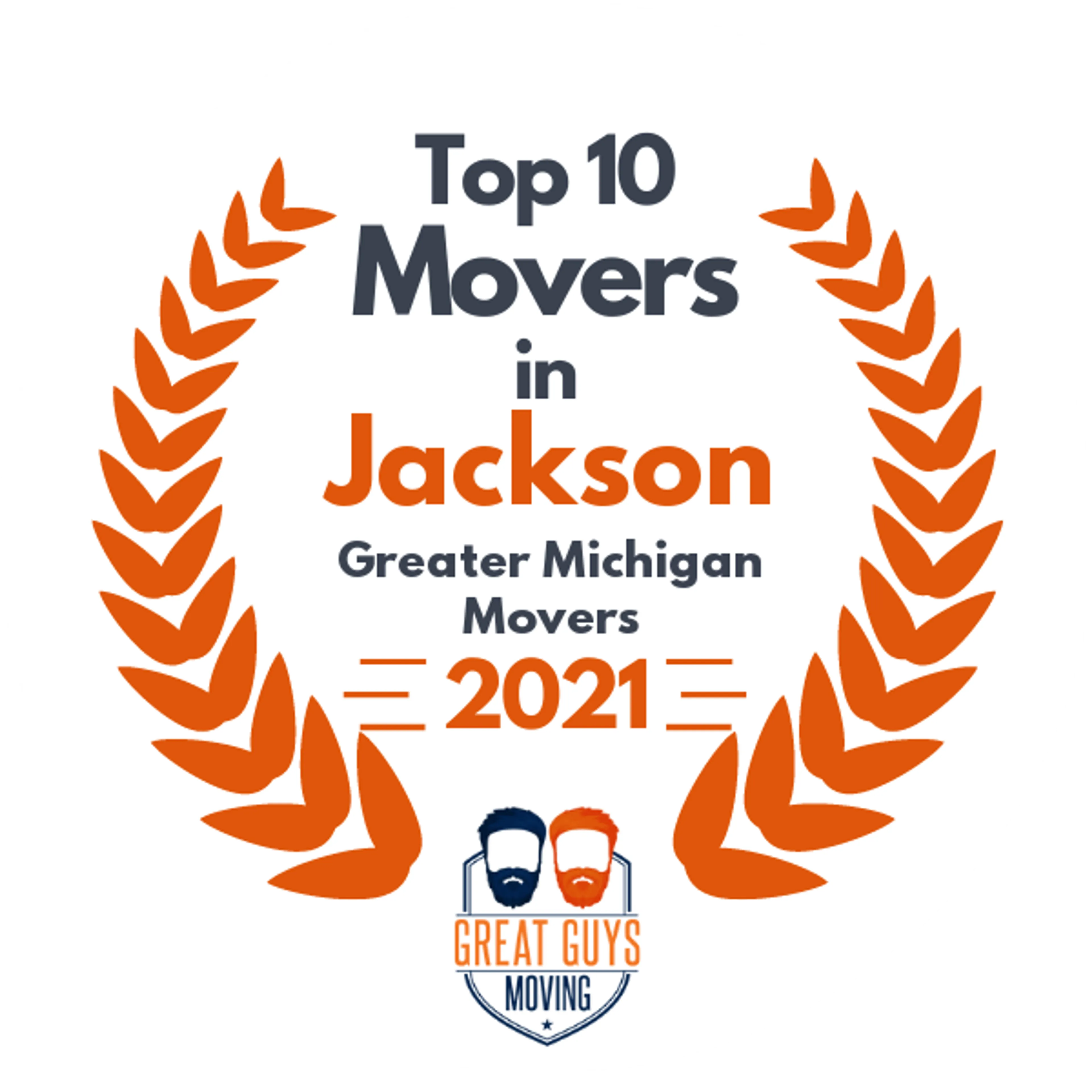 Top 10 Movers in Jackson, MI 2021 award