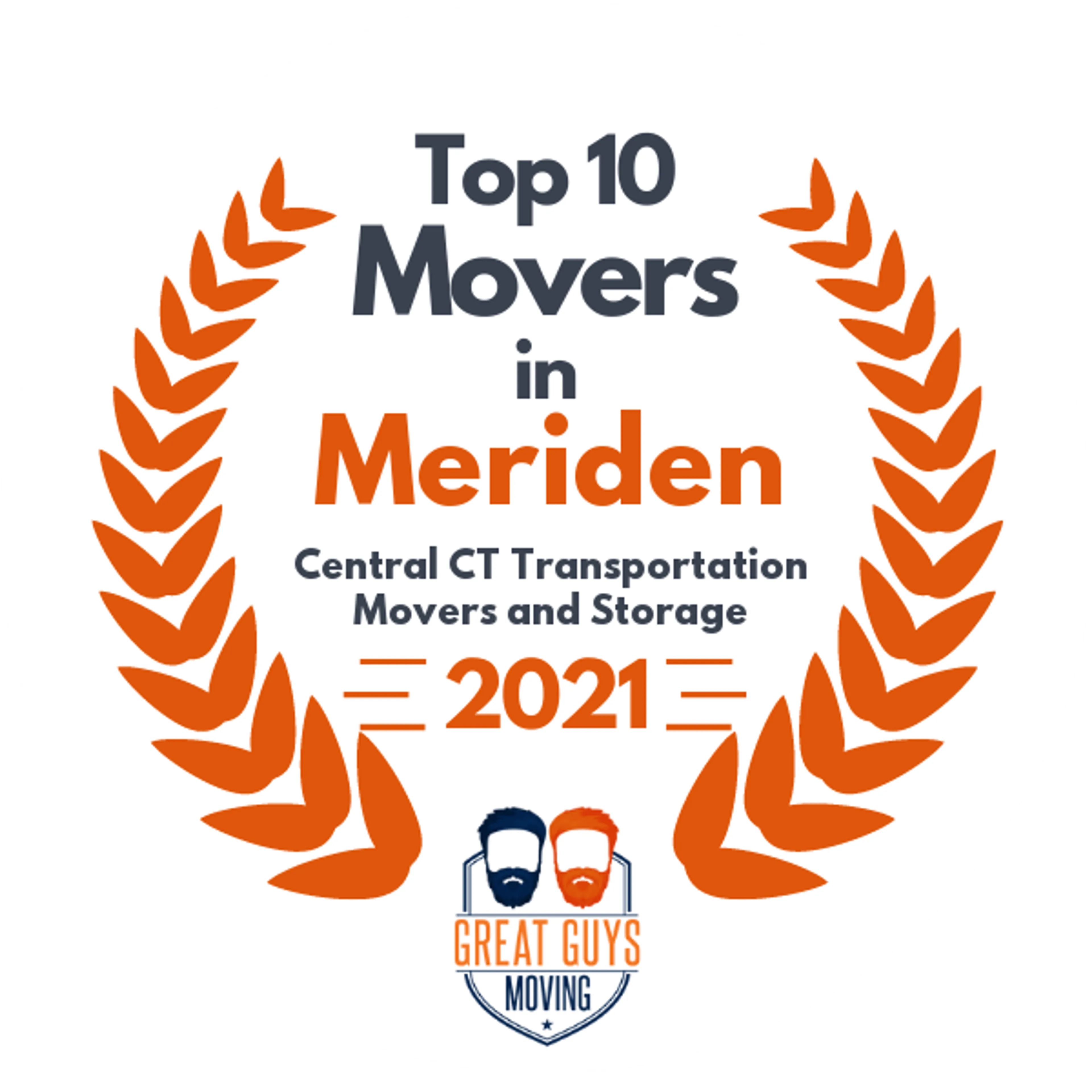 Top 10 Movers in New Britain, CT 2021 award