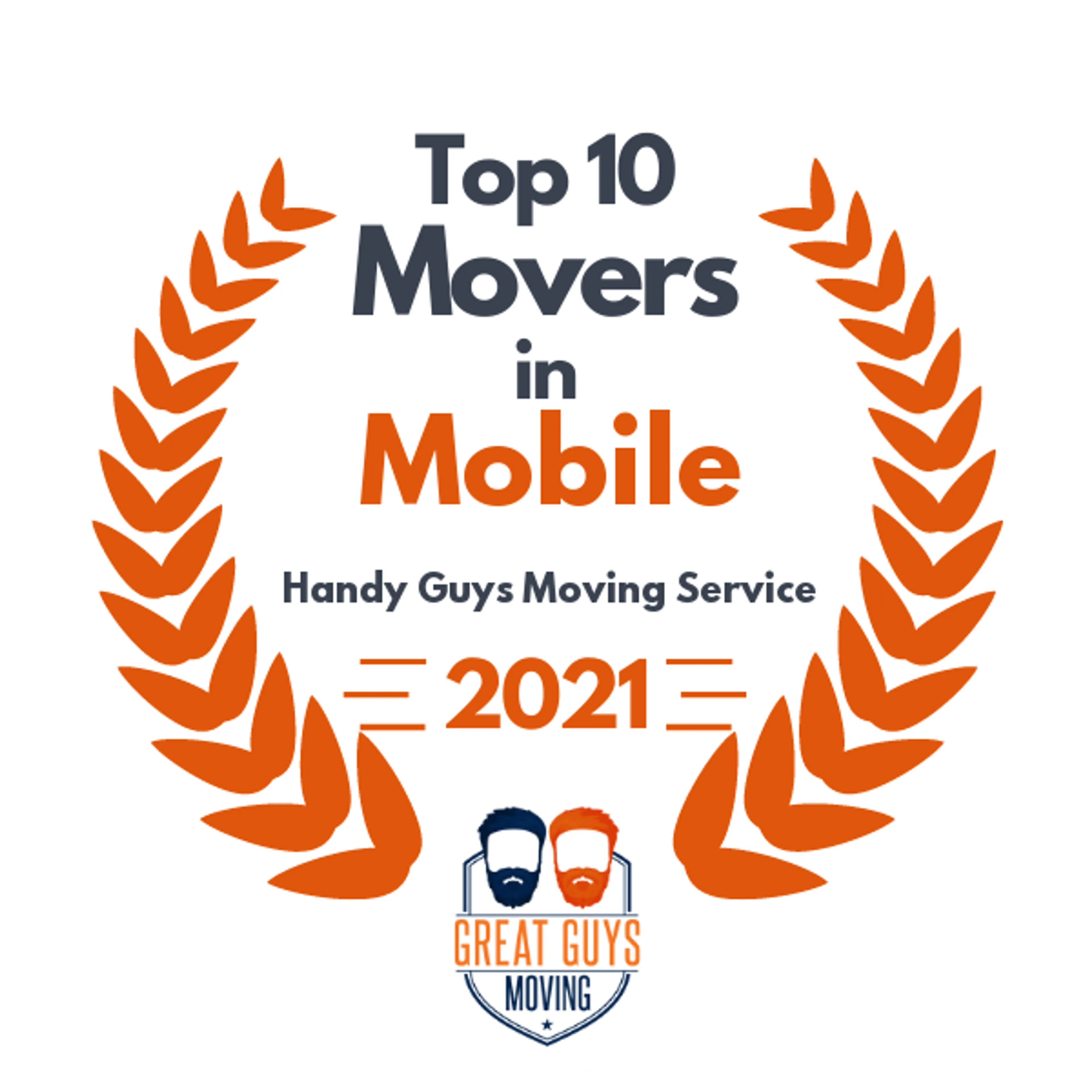 Top 10 Movers in Mobile, AL 2021 award