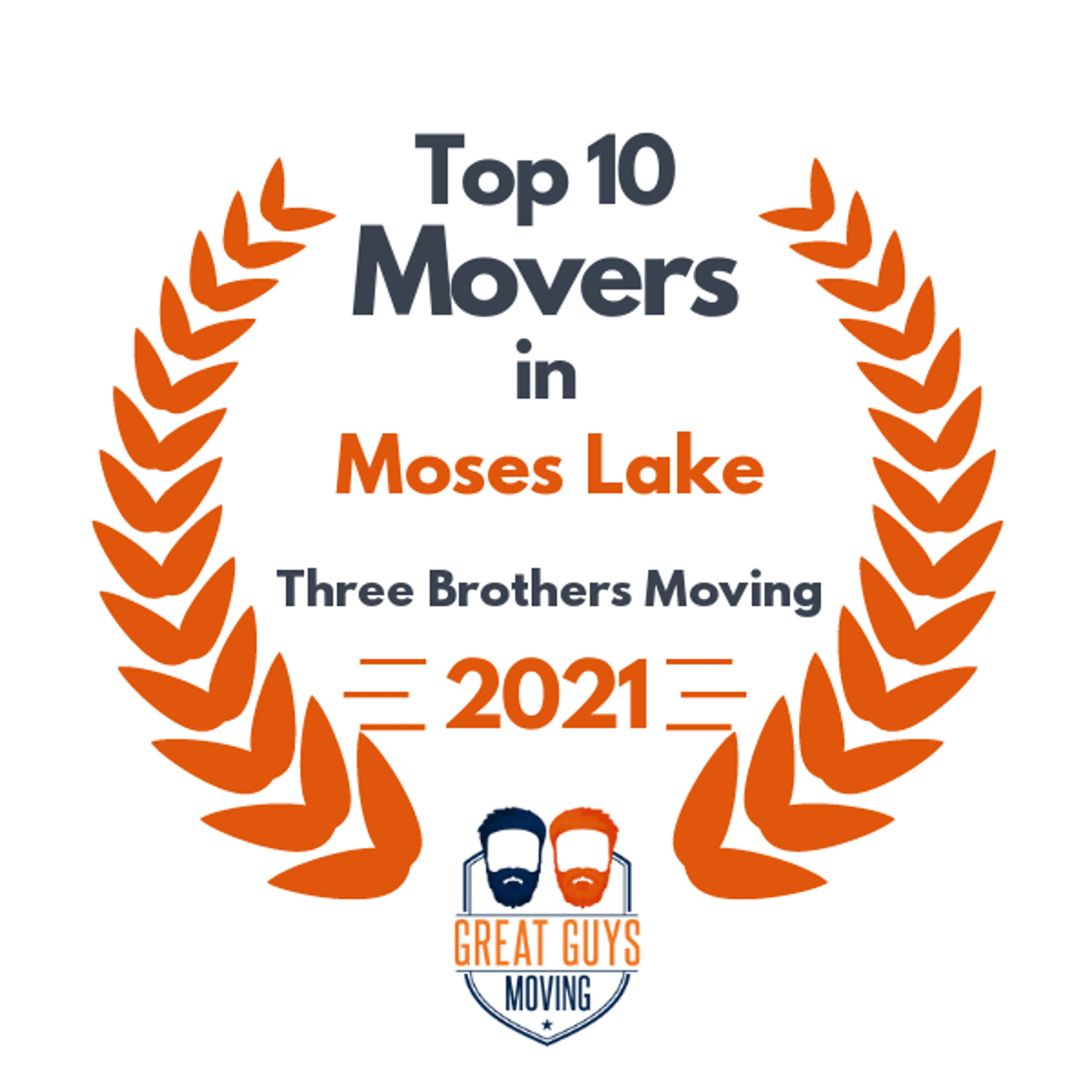 Top 10 Movers in Kennewick, WA 2021 award