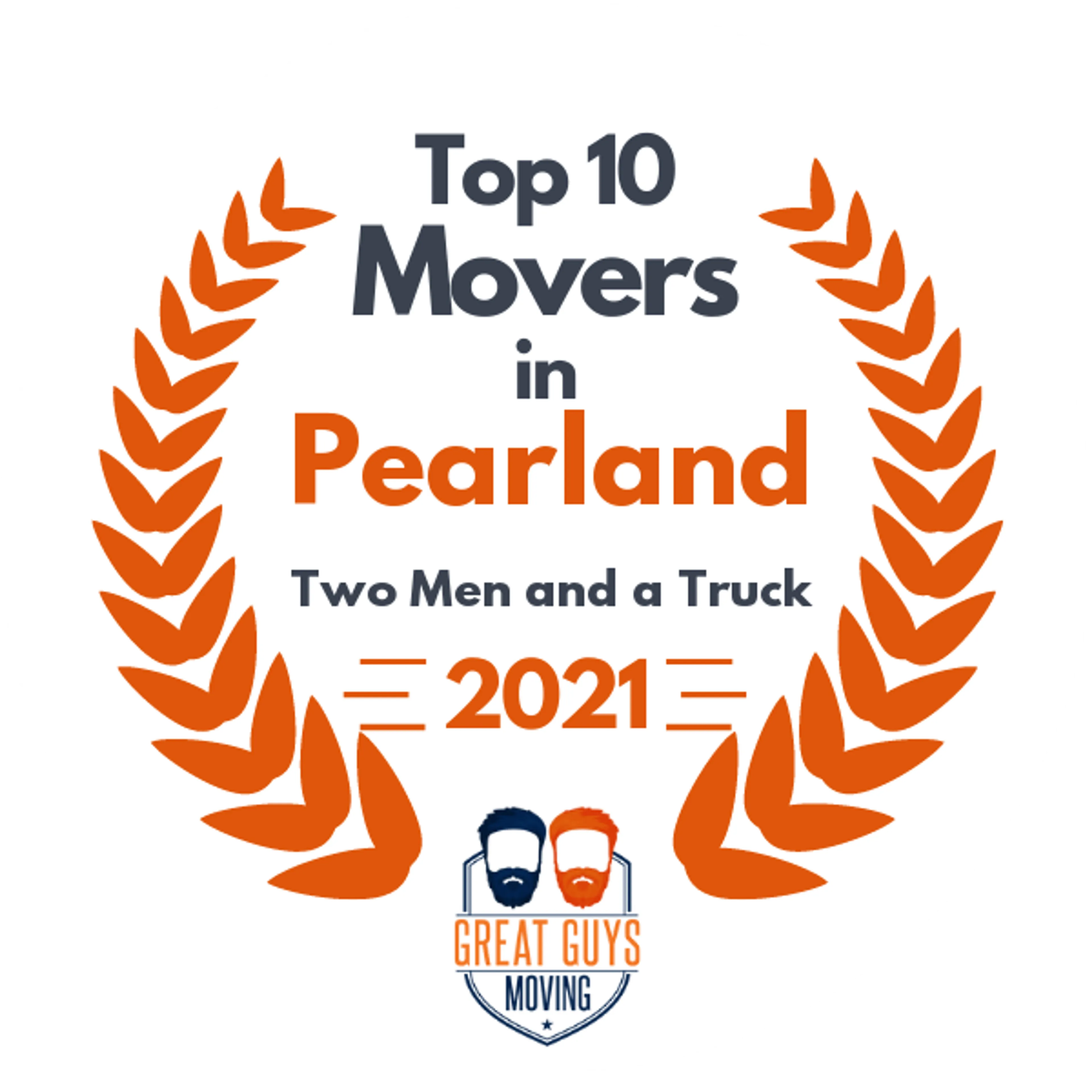 Top 10 Movers in Pasadena, TX 2021 award