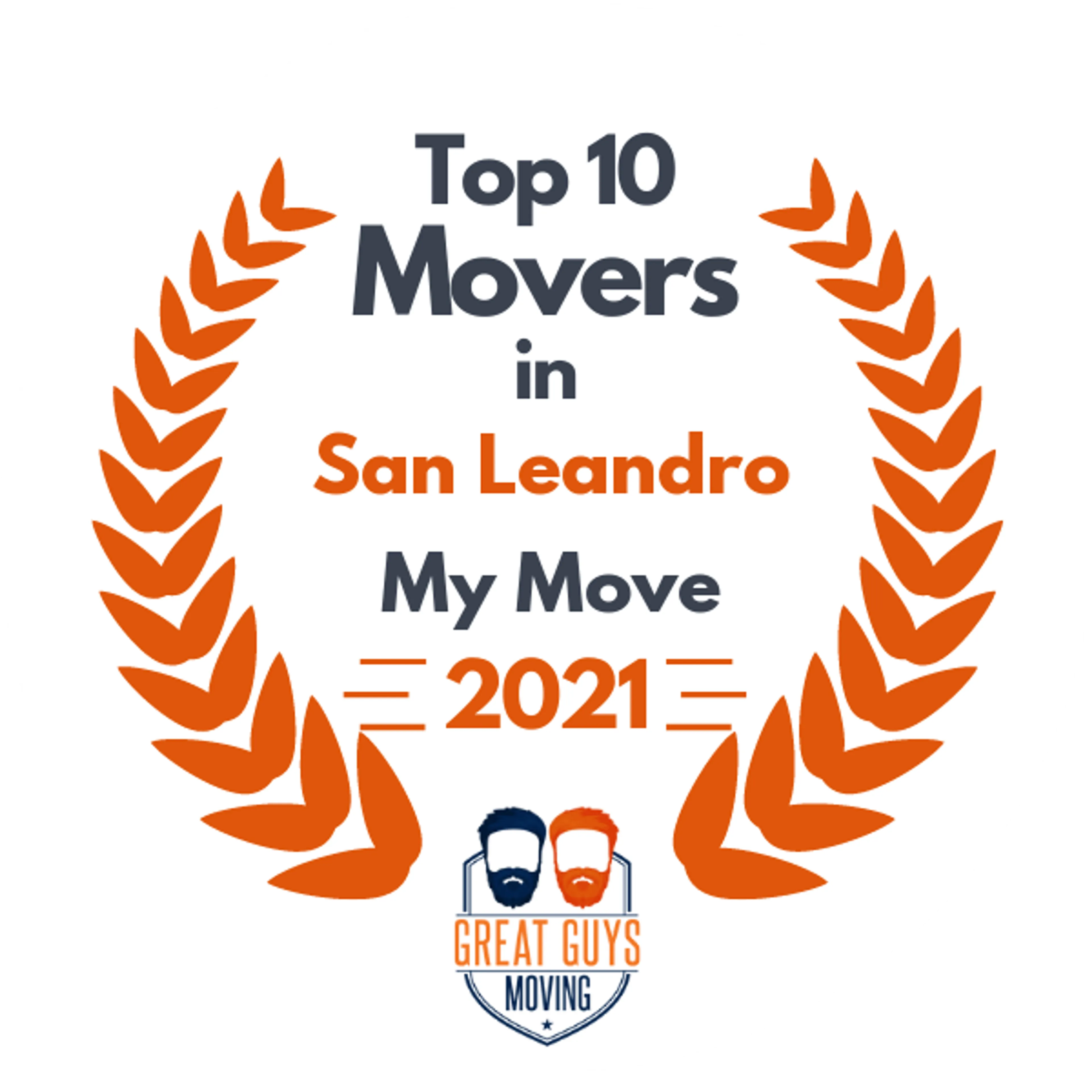 Top 10 Movers in Oakland, CA 2021 award