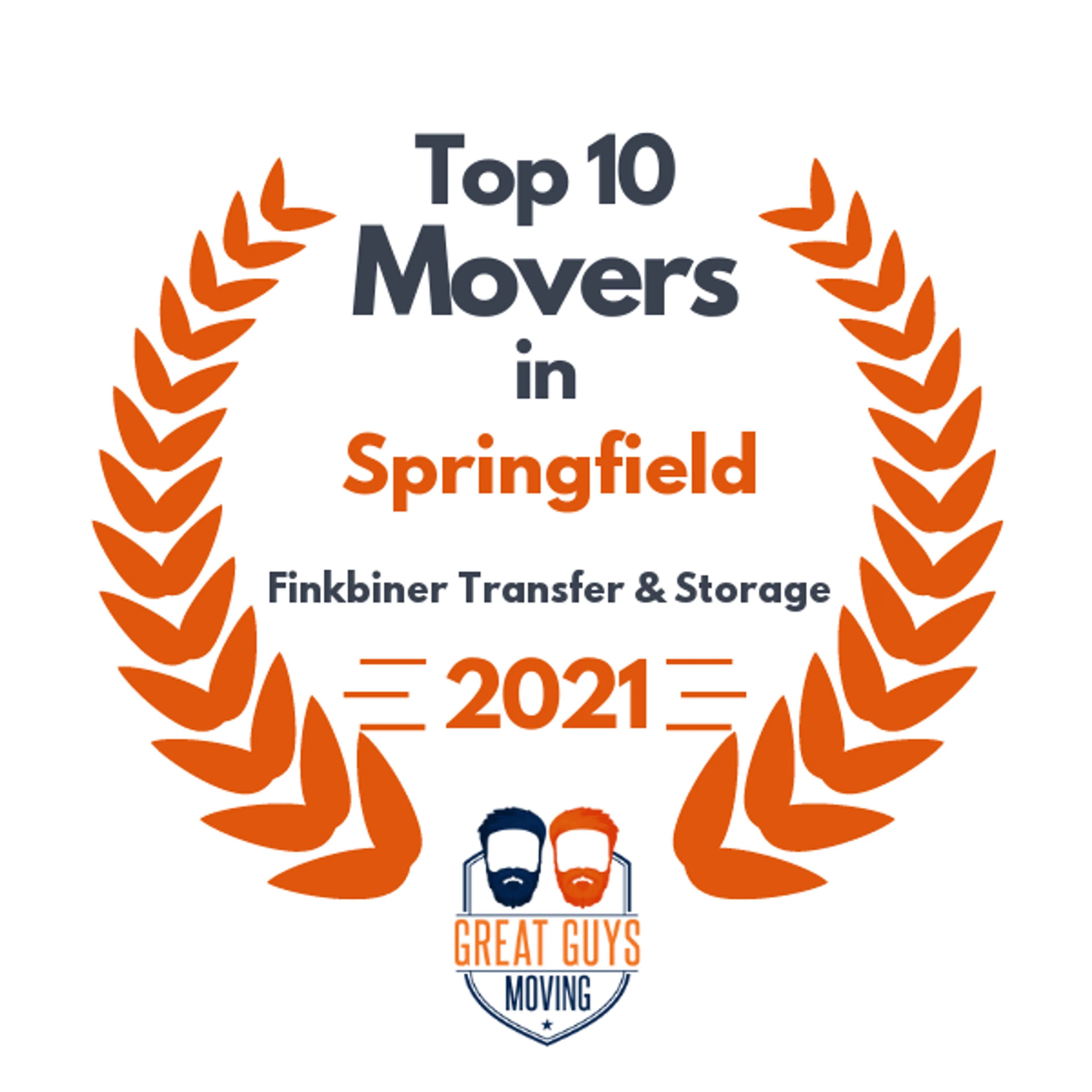 Top 10 Movers in Springfield, MO 2021 award