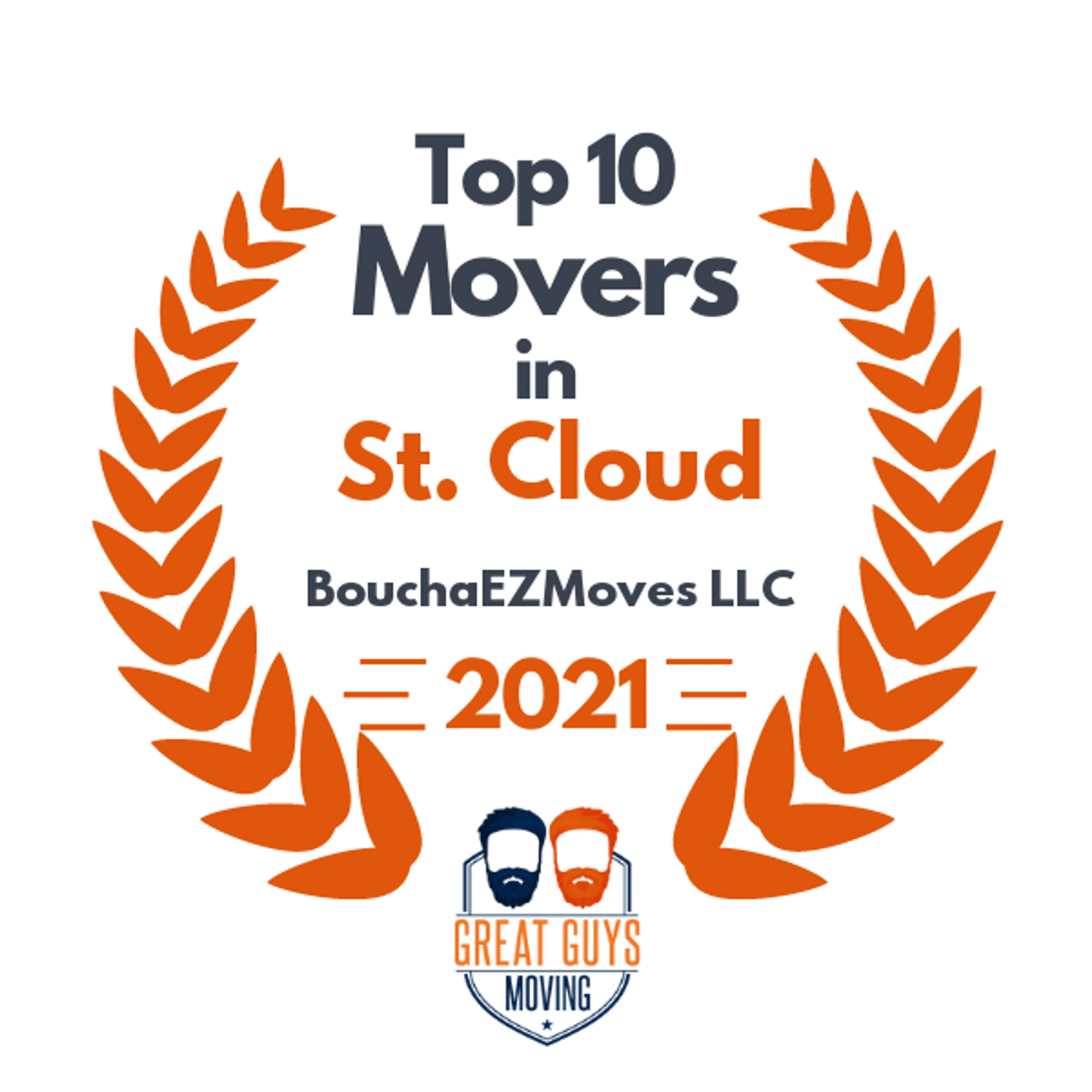 Top 10 Movers in St. Cloud, MN 2021 award